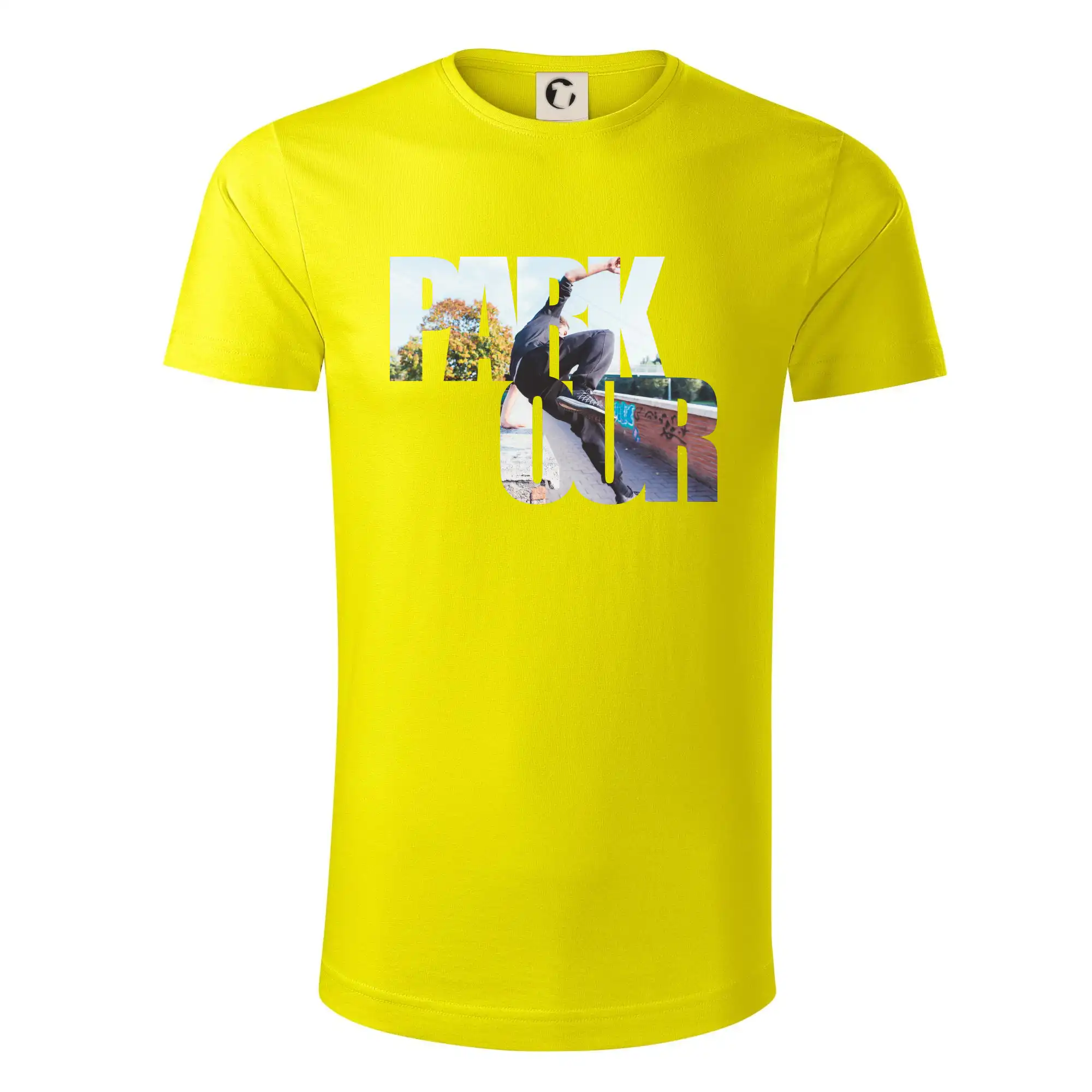 Parkour nápis ve městě