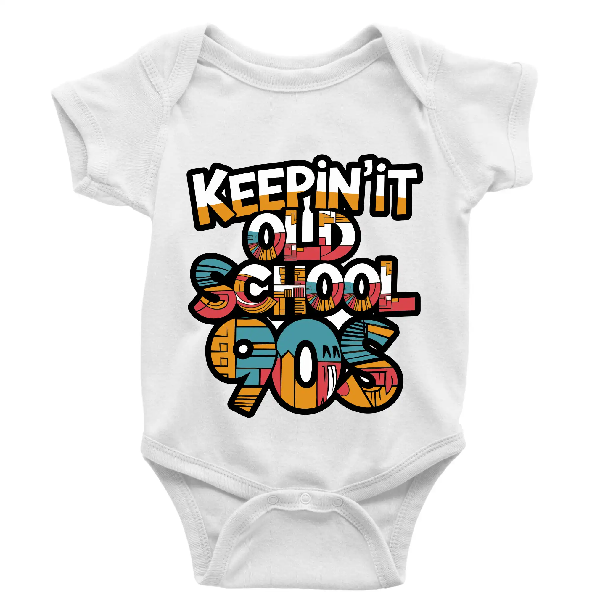 KEEPIN'IT Old School 90s - Body dojčenské s krátkym rukávom
