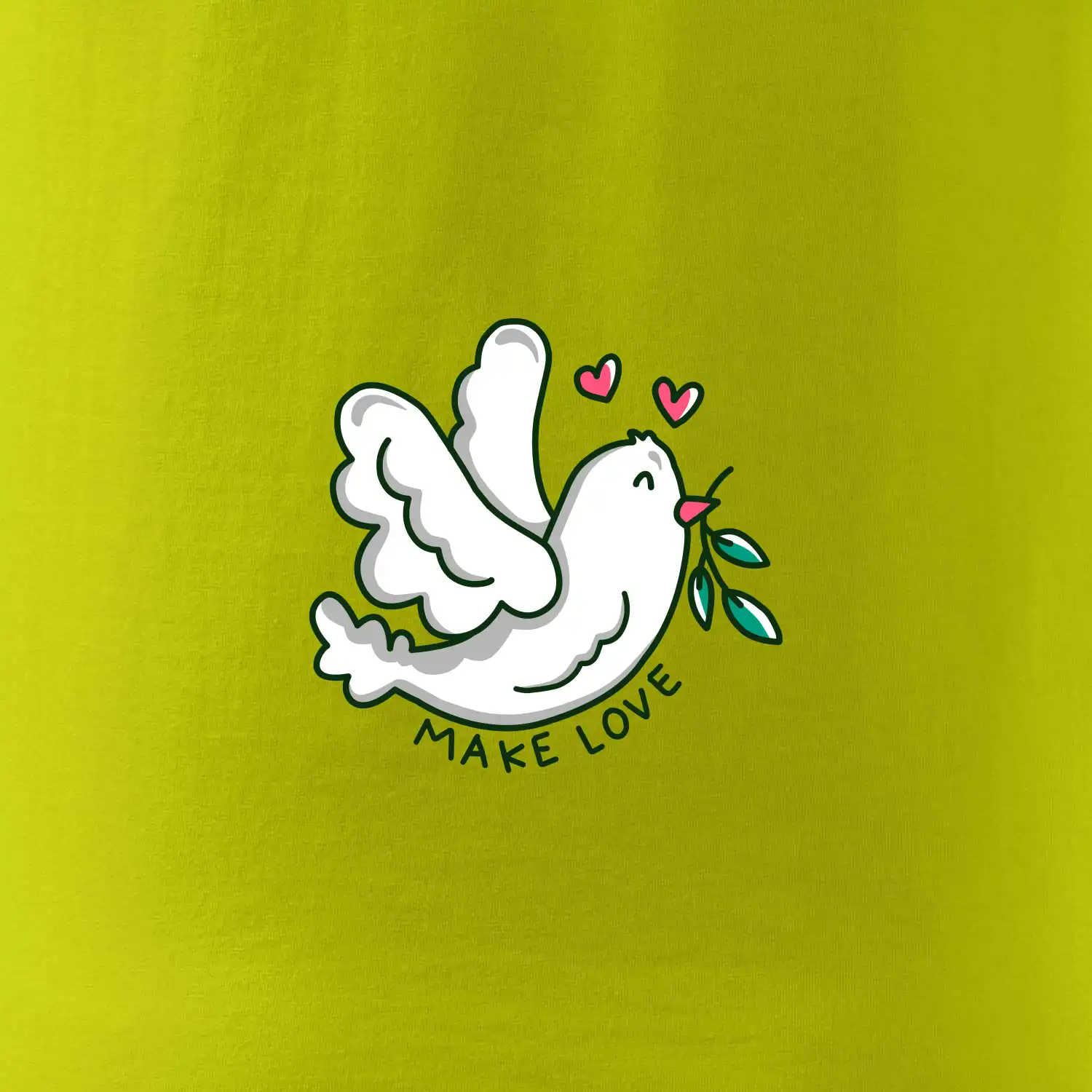 Holubice míru - make love