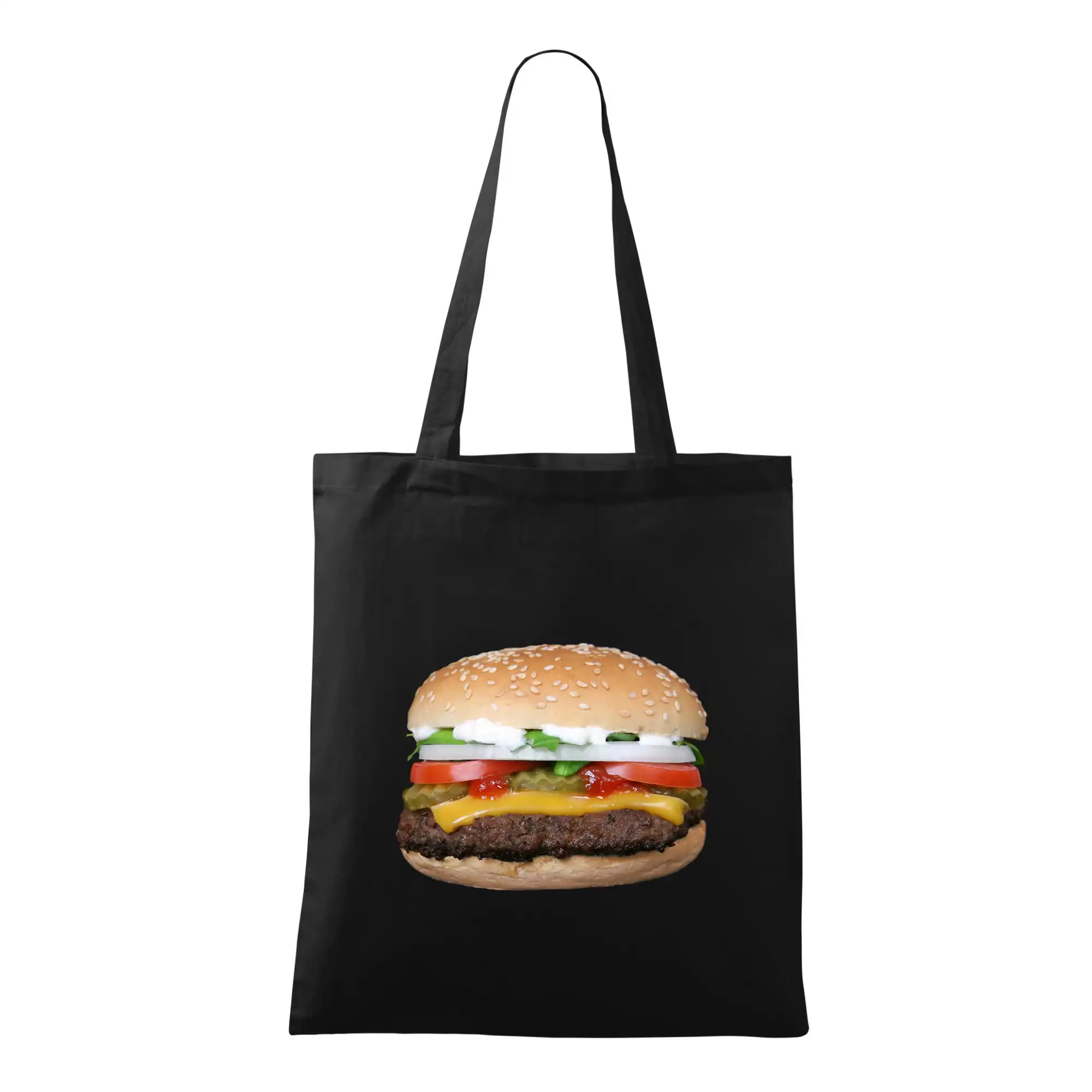 Hamburger foto - Taška bavlnená