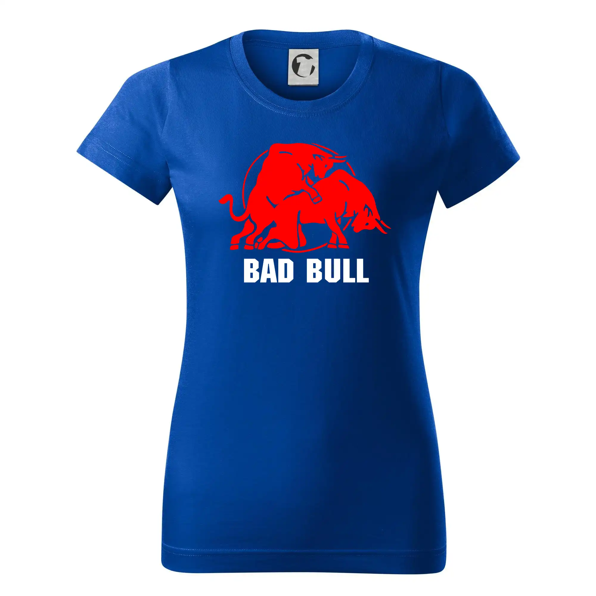 Tričká na párty - Bad Bull - Dámske tričko basic - ľahko voľnejšie a dlhšie