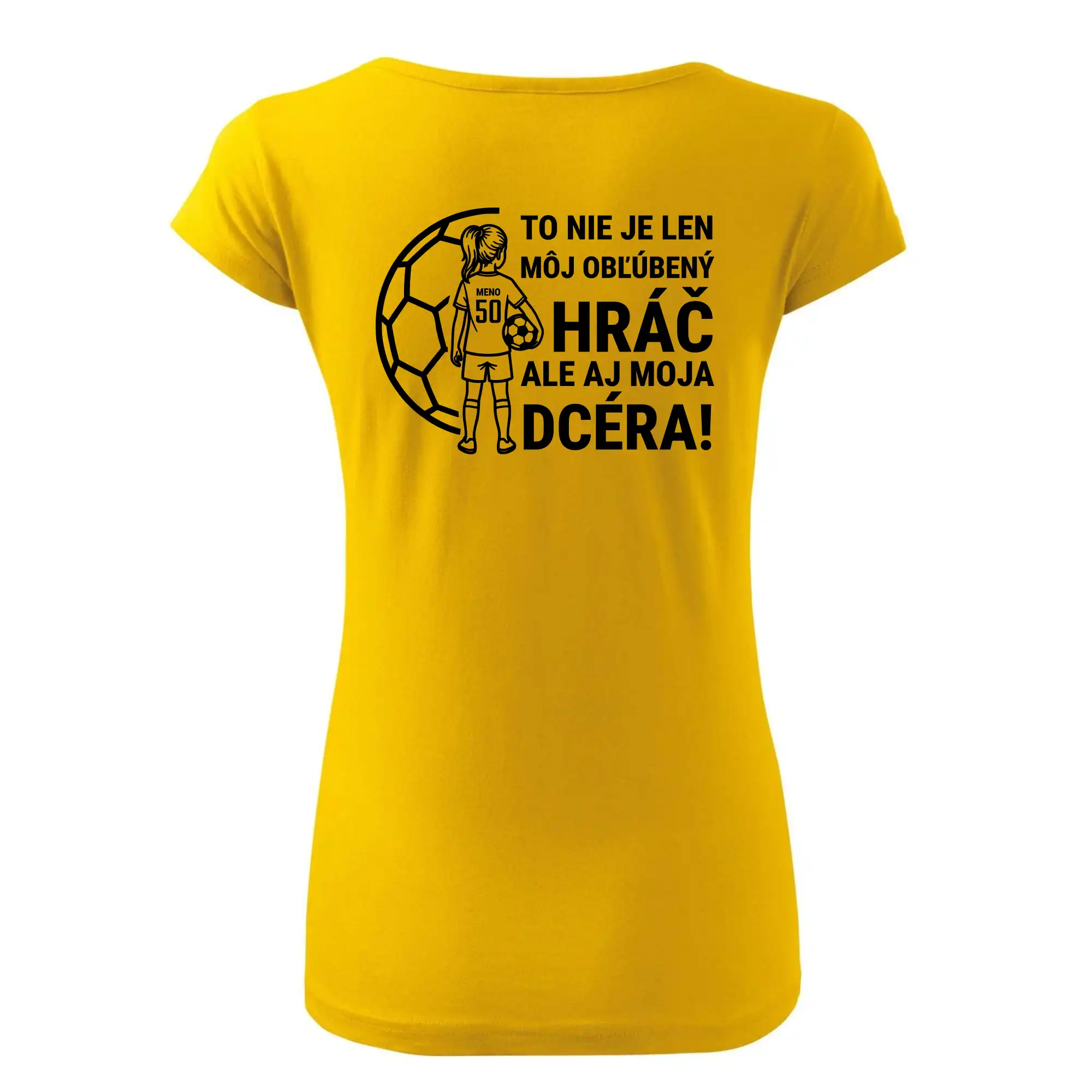 Futbalová mama - jedna dcéra (vaše meno a číslo)