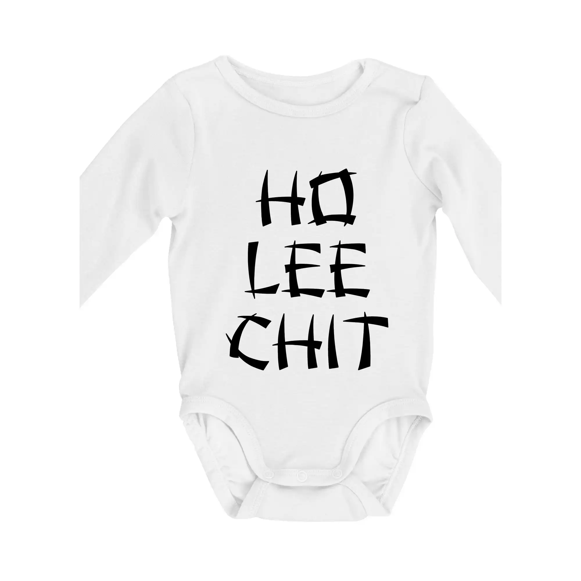 Grafické tričká - Ho lee chit - Body dojčenské s dlhým rukávom