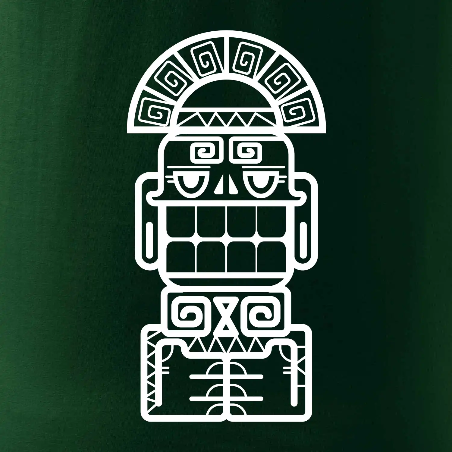 Mayové - socha se zuby