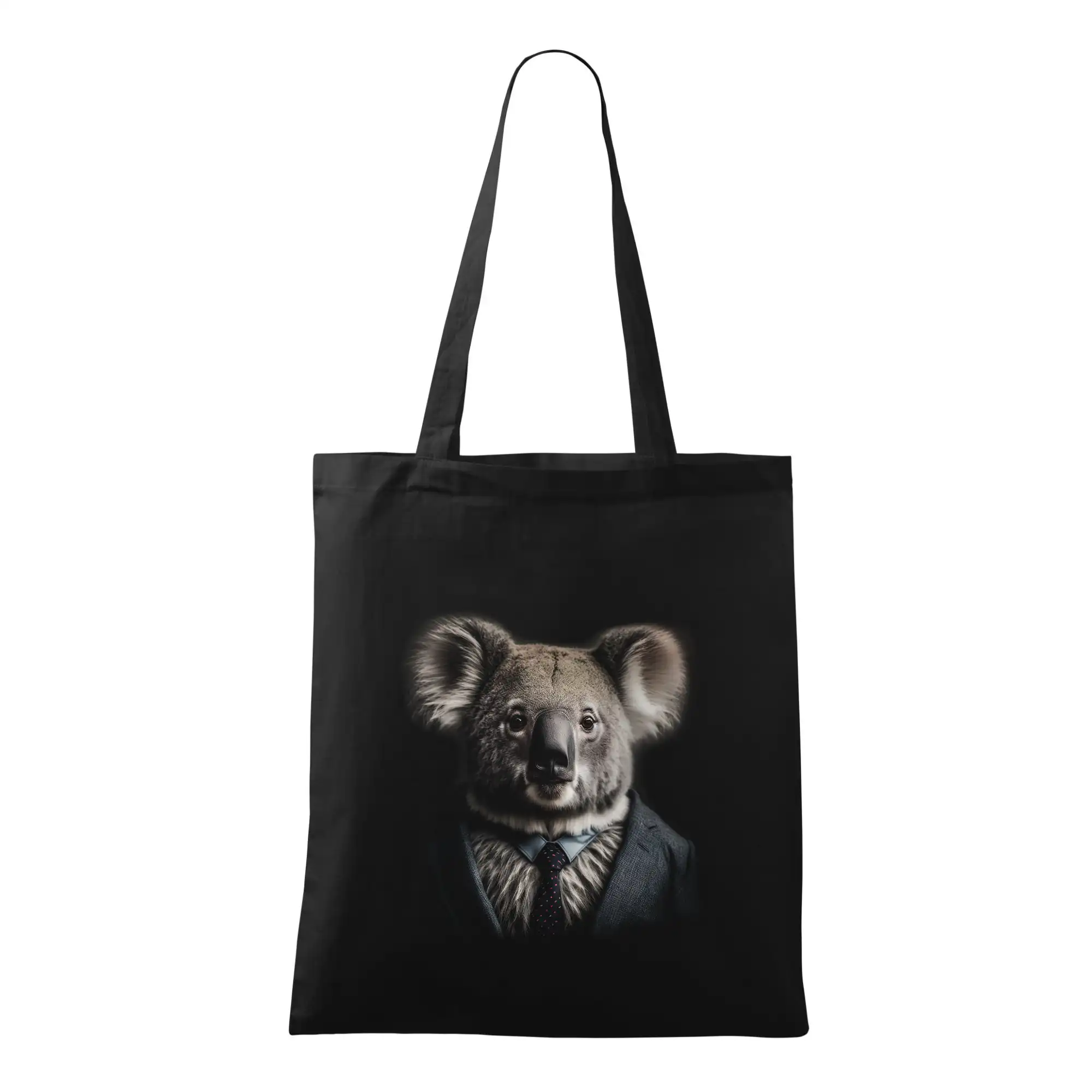 Tričká so zvieratami - Koala v obleku - Taška bavlnená
