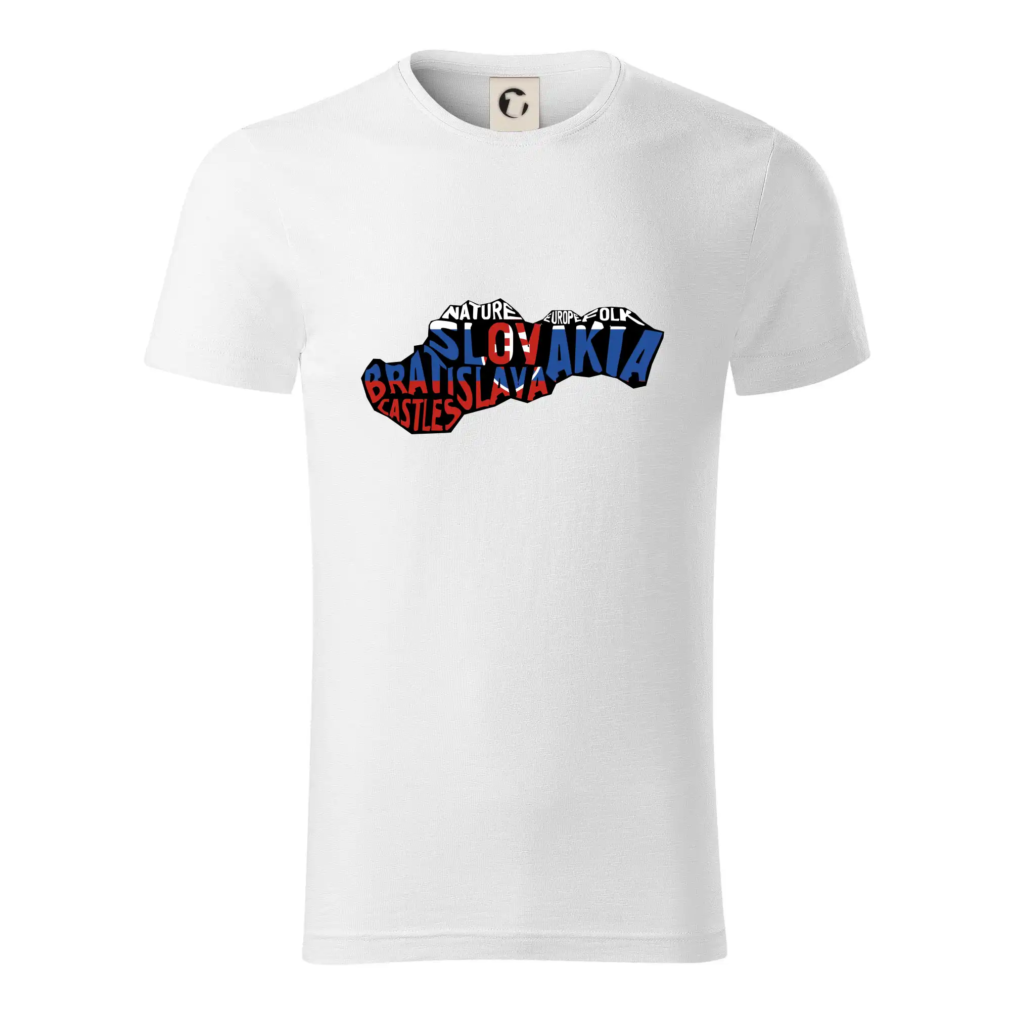 Ostatné mestá / miesta - Mapy - názvy miest - Slovensko - Tričko z organickej bavlny