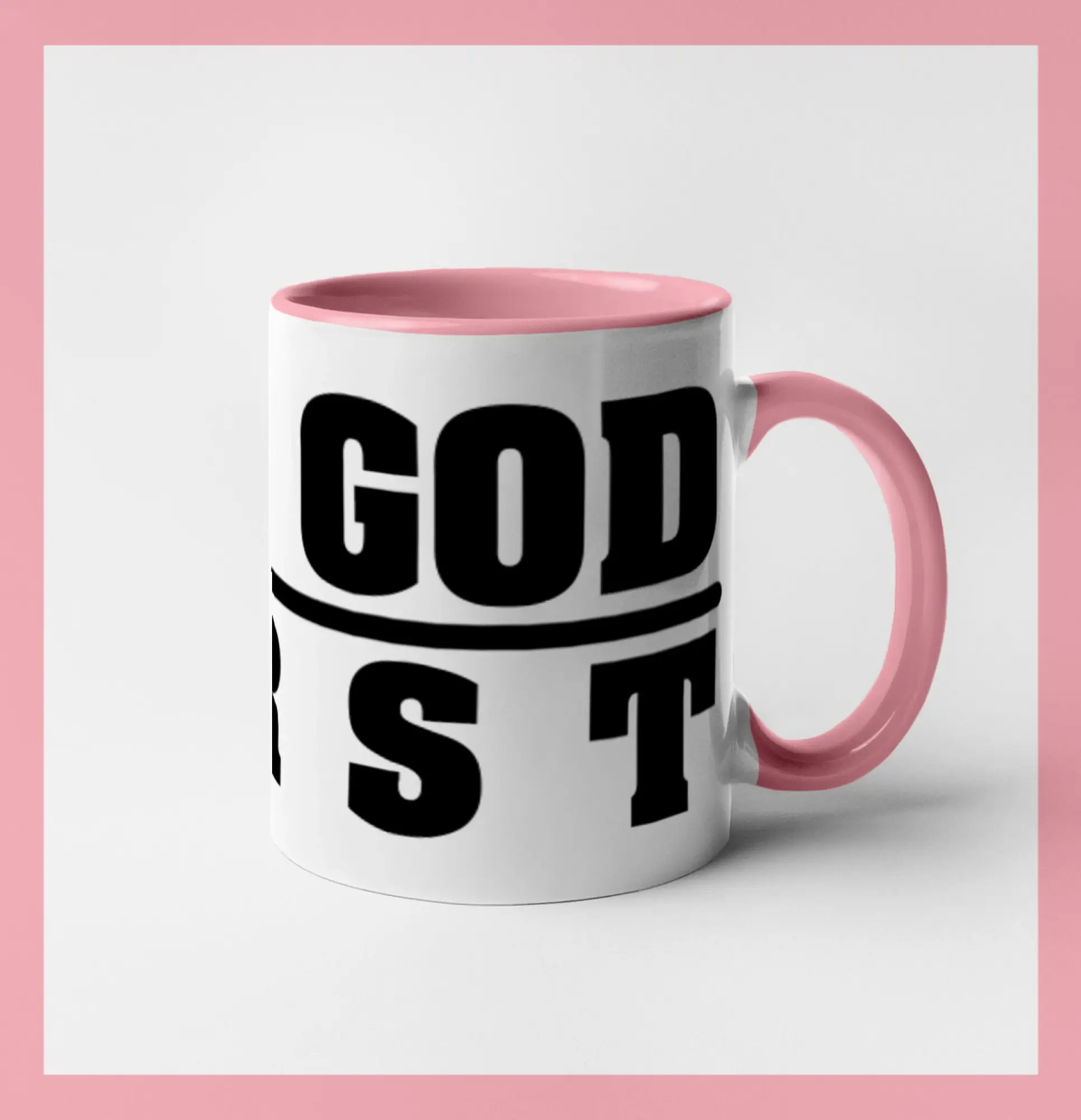 Put God first hrubý nápis