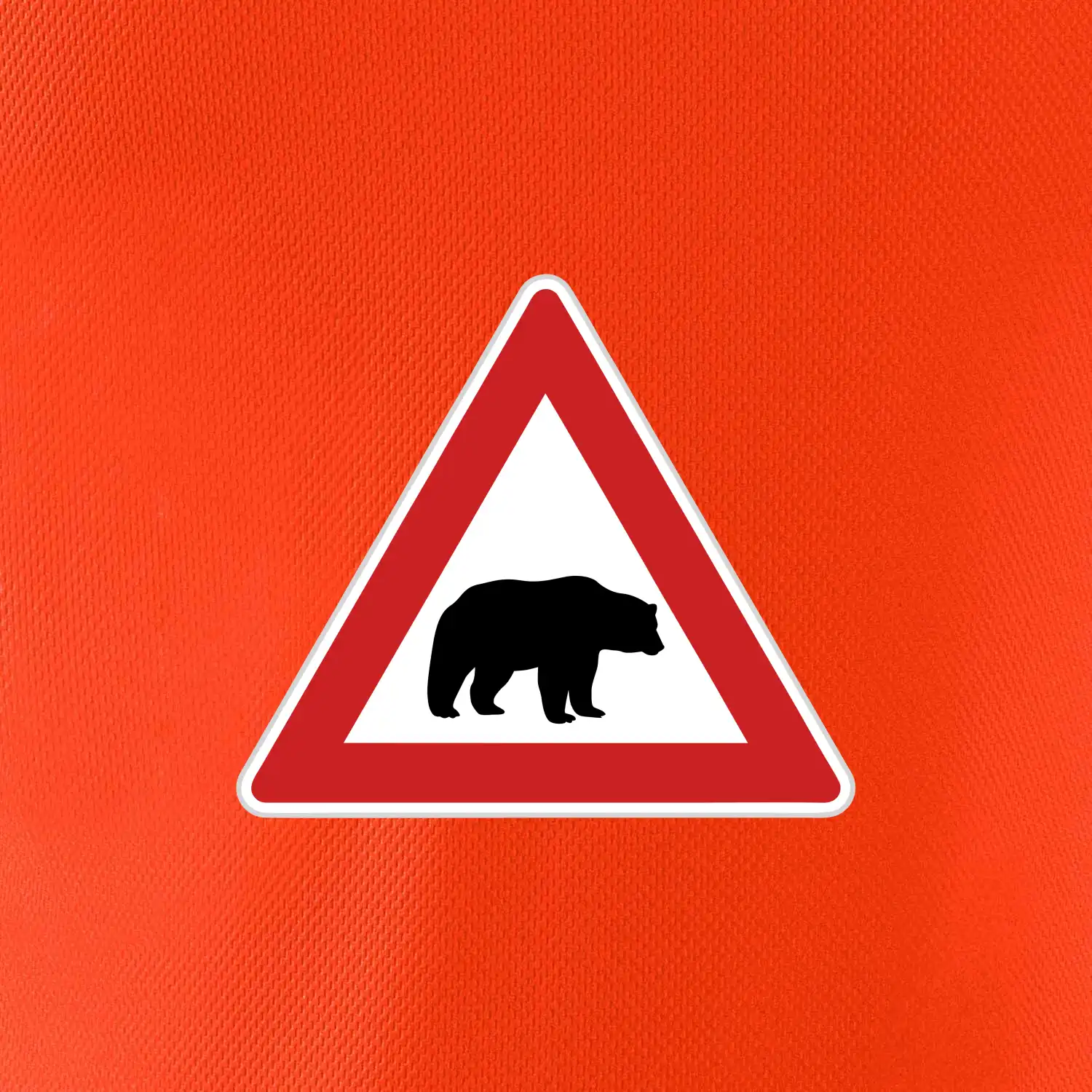 Dopravní značka - Pozor lední medvěd