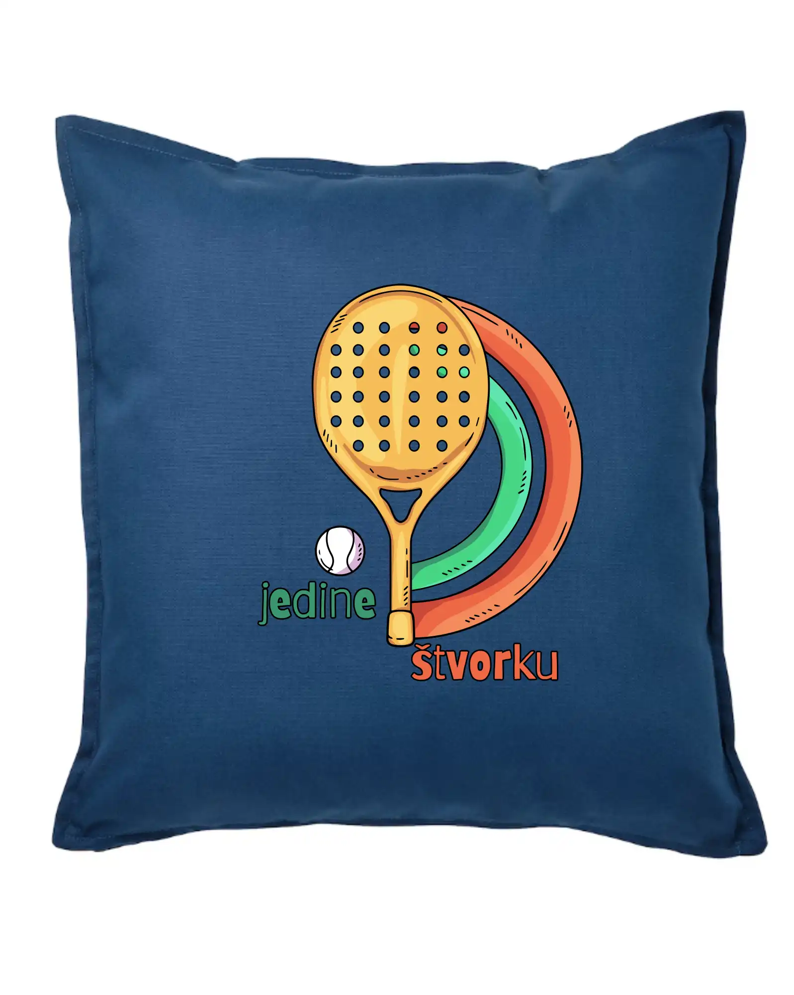 Tričká s motívmi Padel tenis - Padel jedine štvorku - Vankúš 50x50
