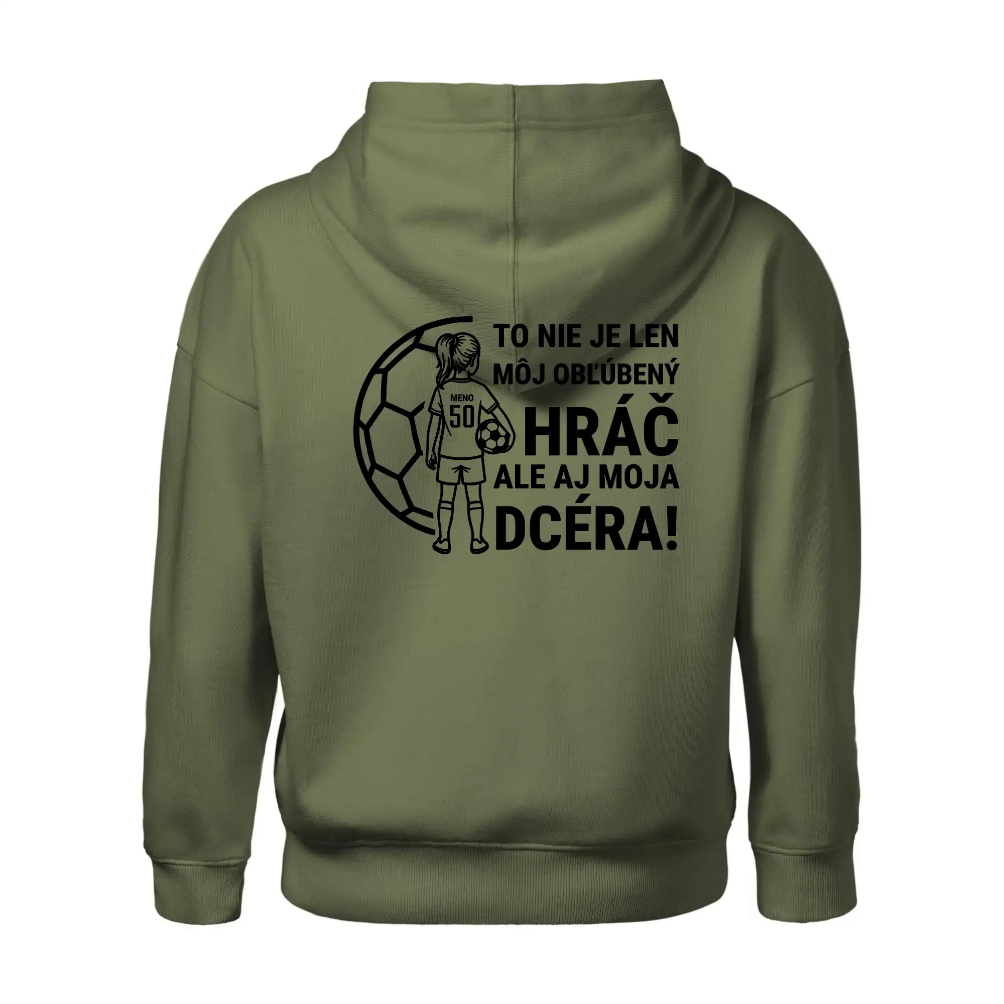 Futbalová mama - jedna dcéra (vaše meno a číslo)