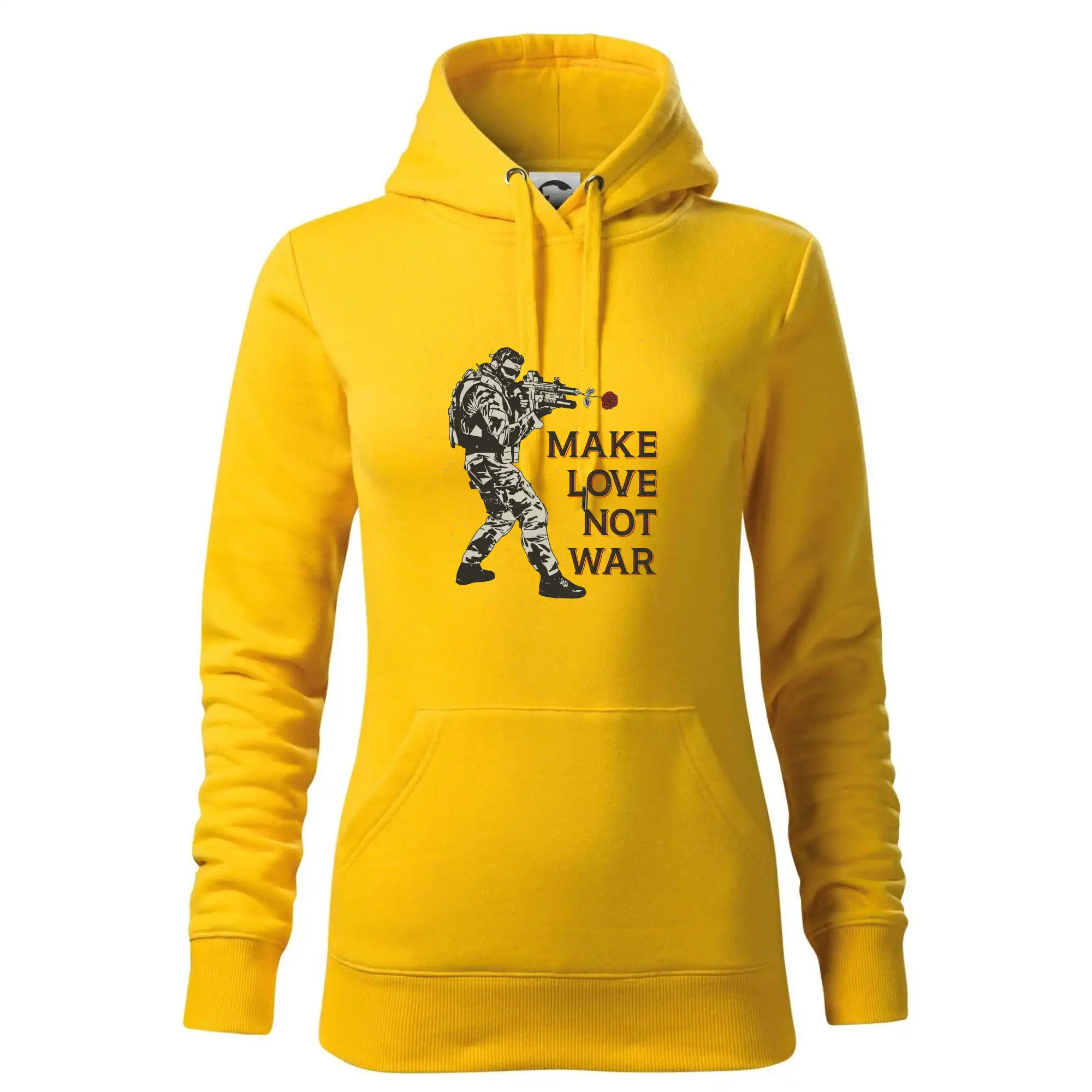 Růže ve zbrani, make love not war