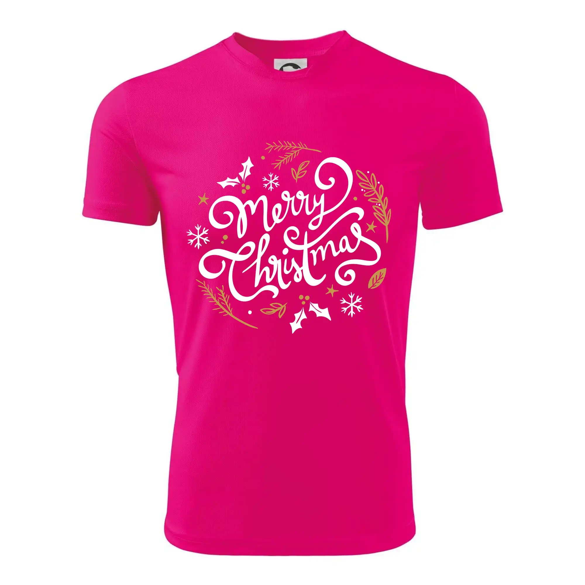 Merry christmas - nápis kulatý