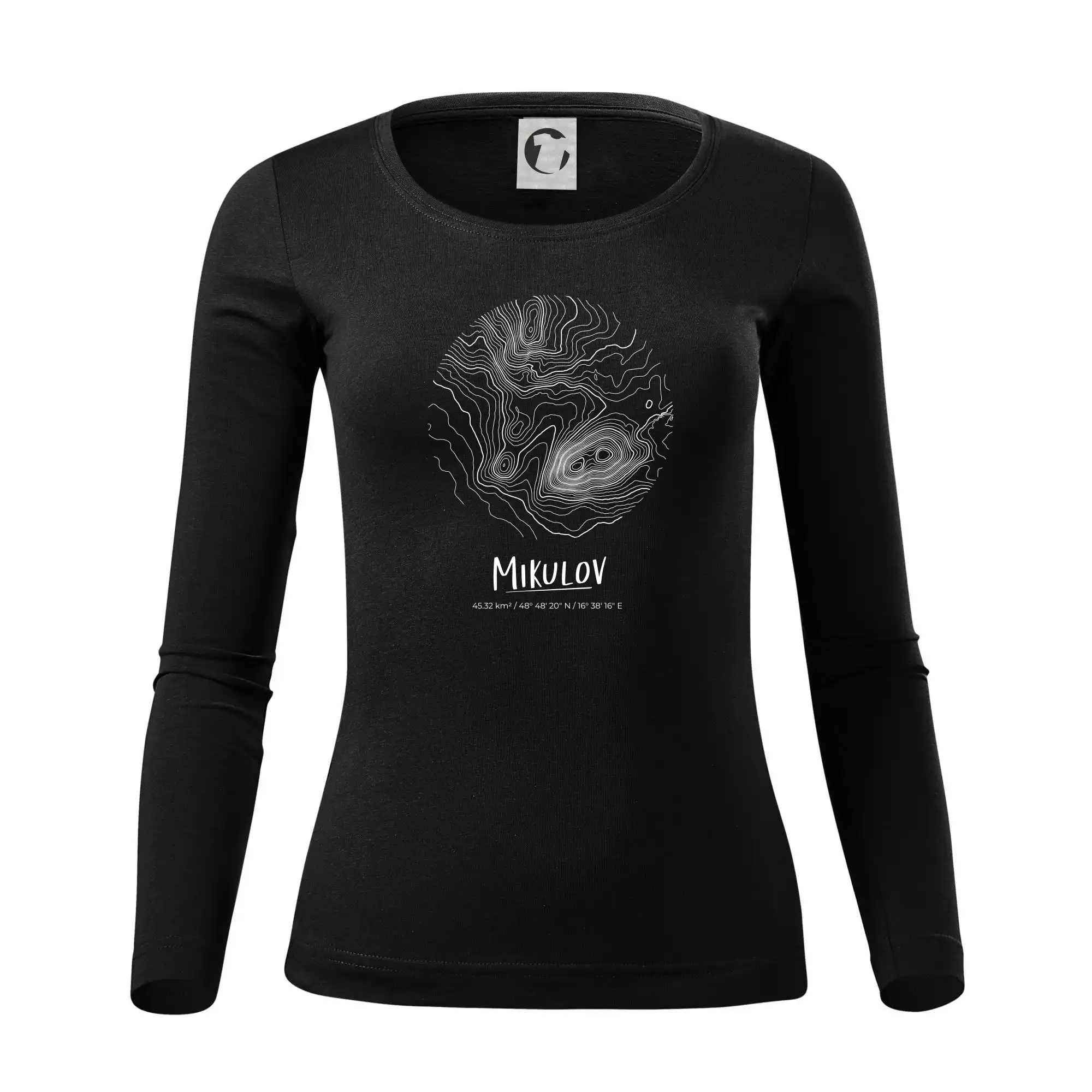 Mikulov - vrstevnice v kruhu