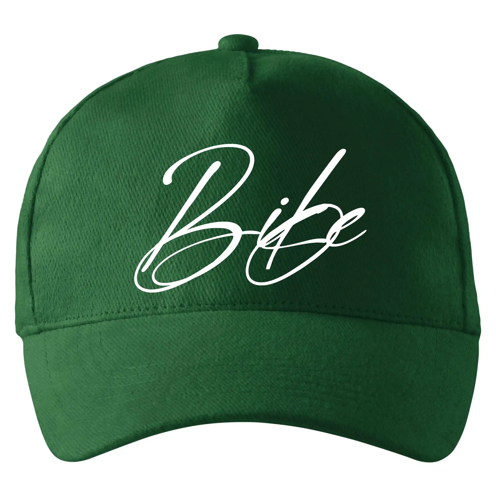 Tričko ako darček pre cyklistu - Nápis bike - Šiltovka so zahnutým šiltom a mosaznou sponou