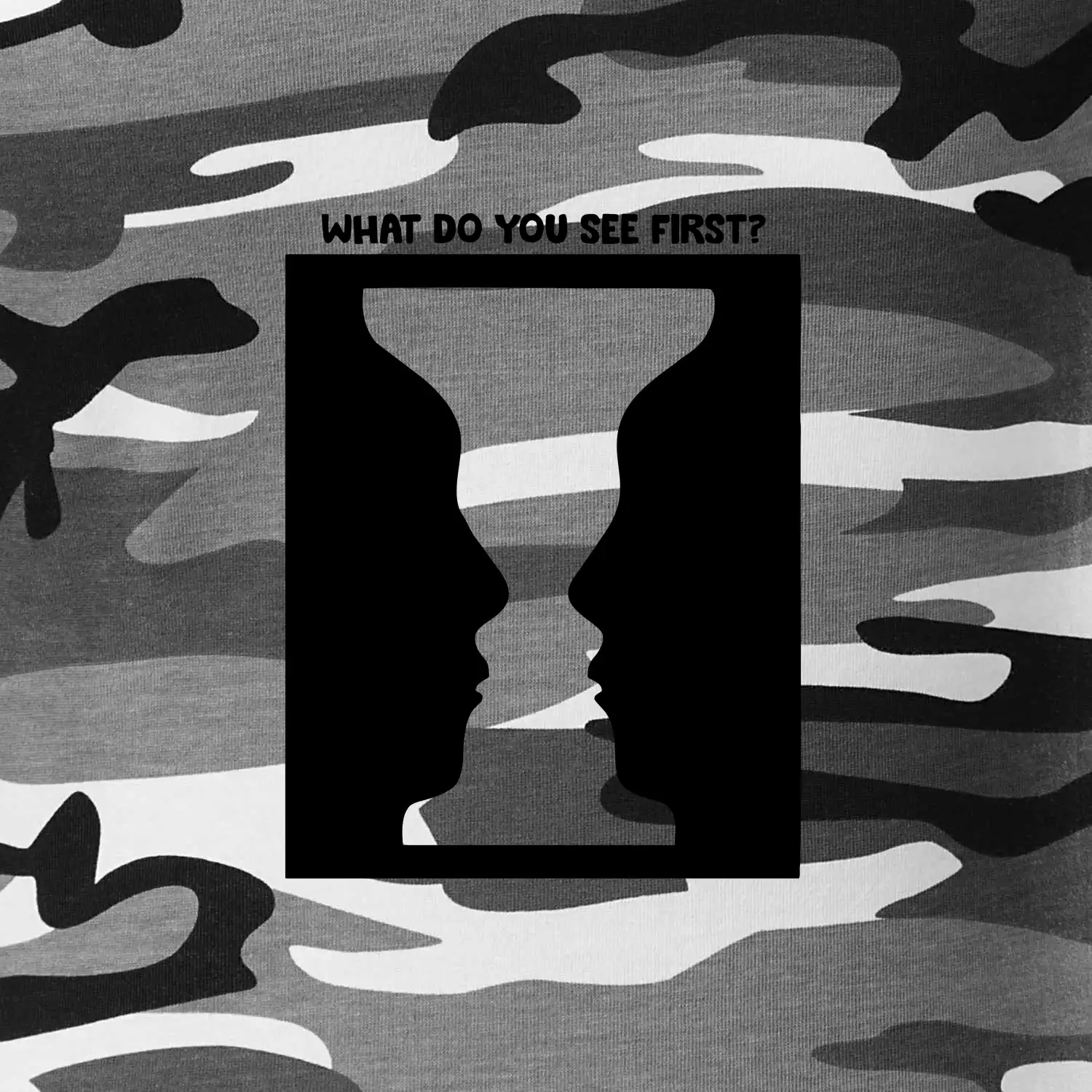 What do you see first? Pohár - Obličeje