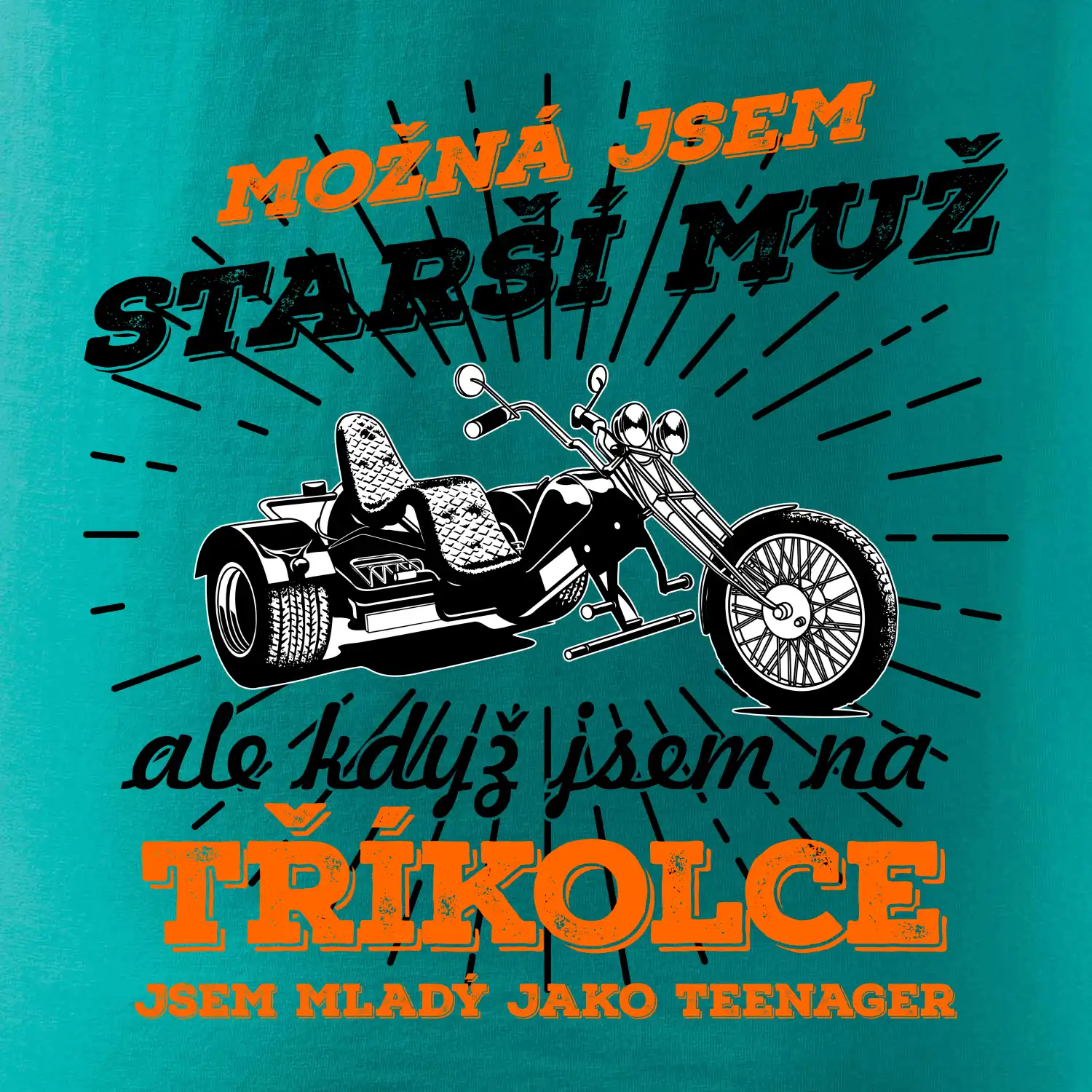 Možná jsem starší muž - tříkolka