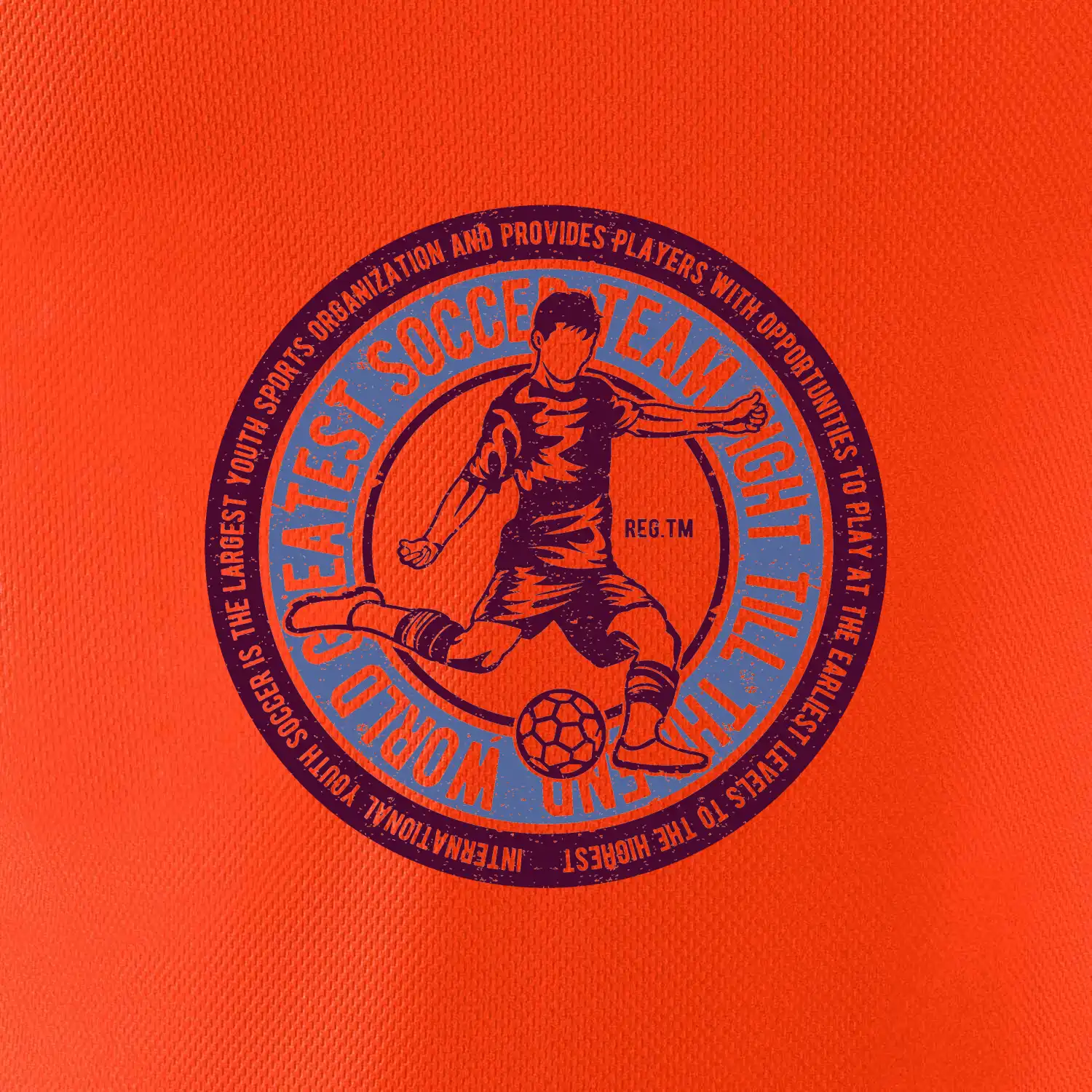 Soccer kulatý motiv