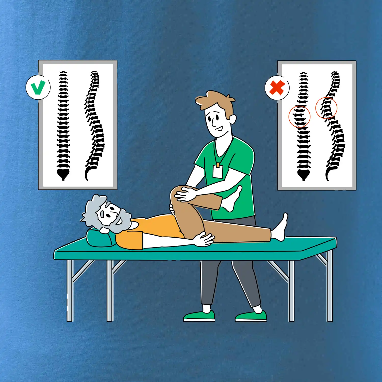 Fyziologické zakřivení páteře