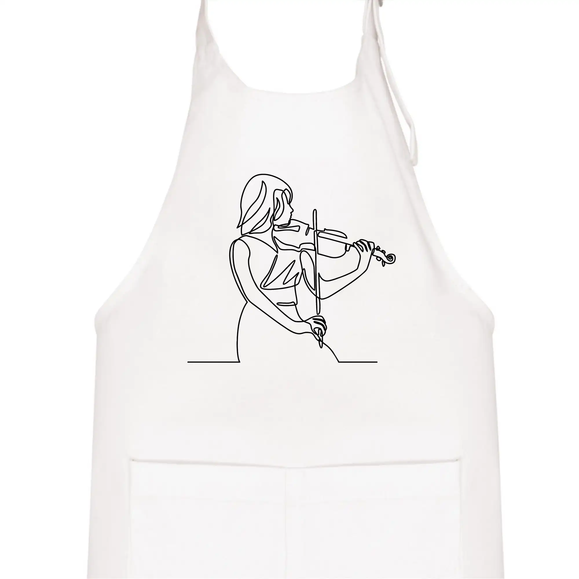 Houslistka jedním tahem