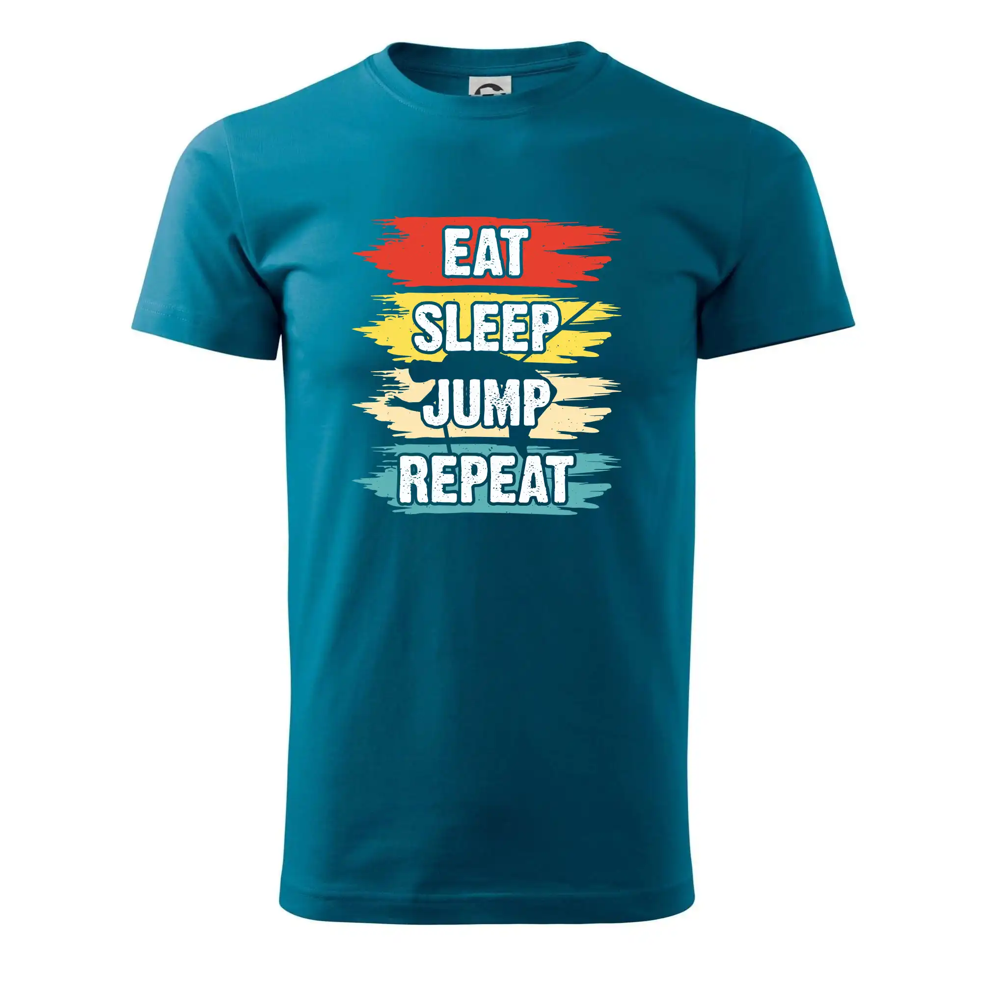 Ostatné športy - Eat sleep JUMP repeat - Pánske tričko nižšej gramáže