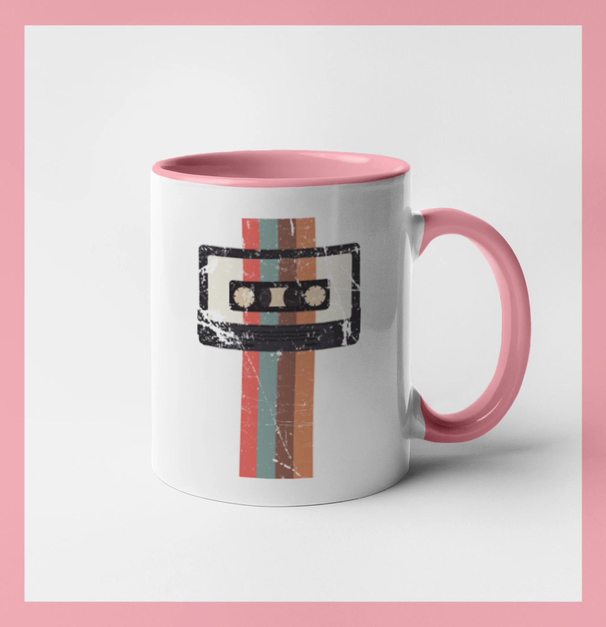 Retro kazeta - pruhy