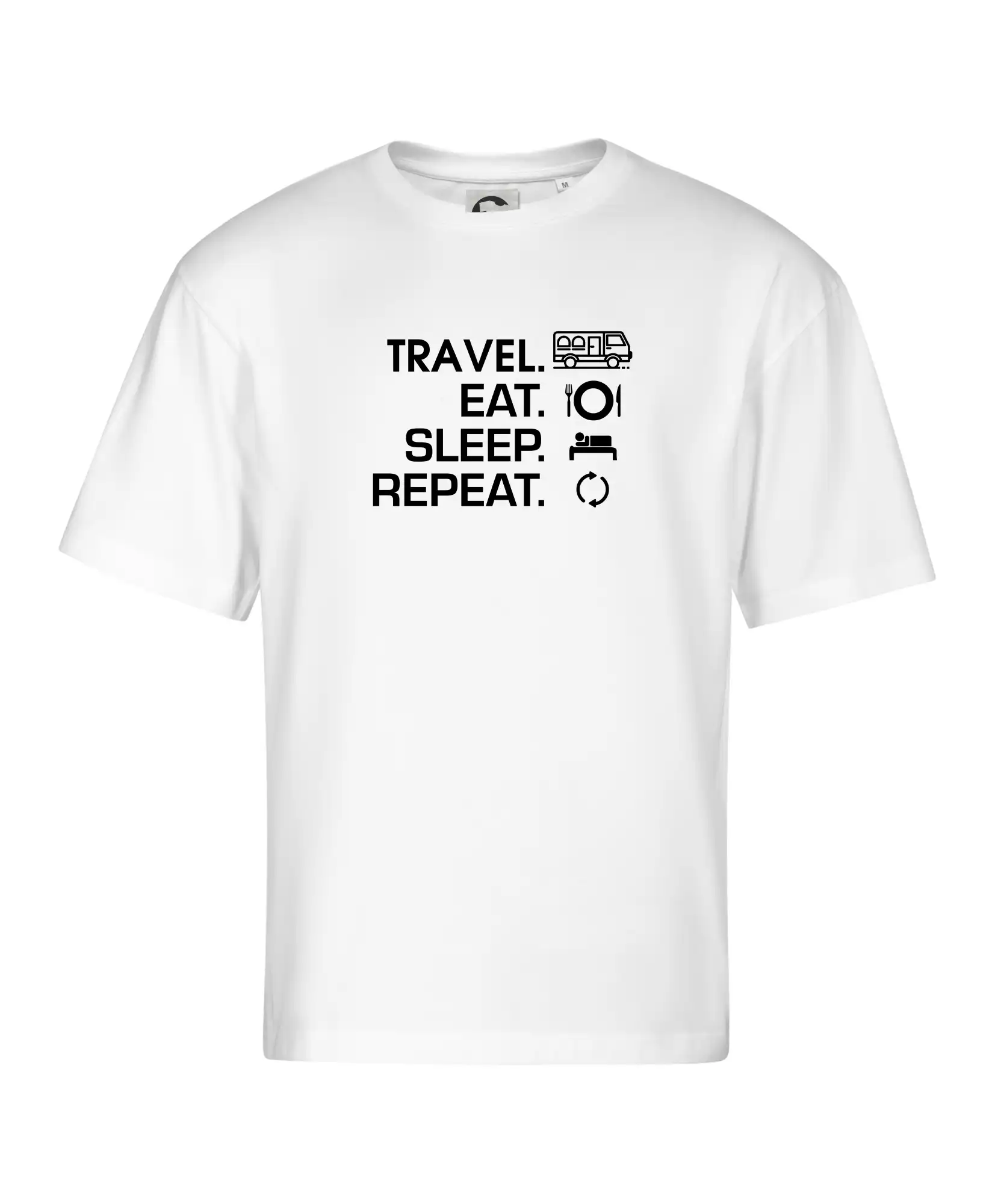 Eat sleep travel - Van