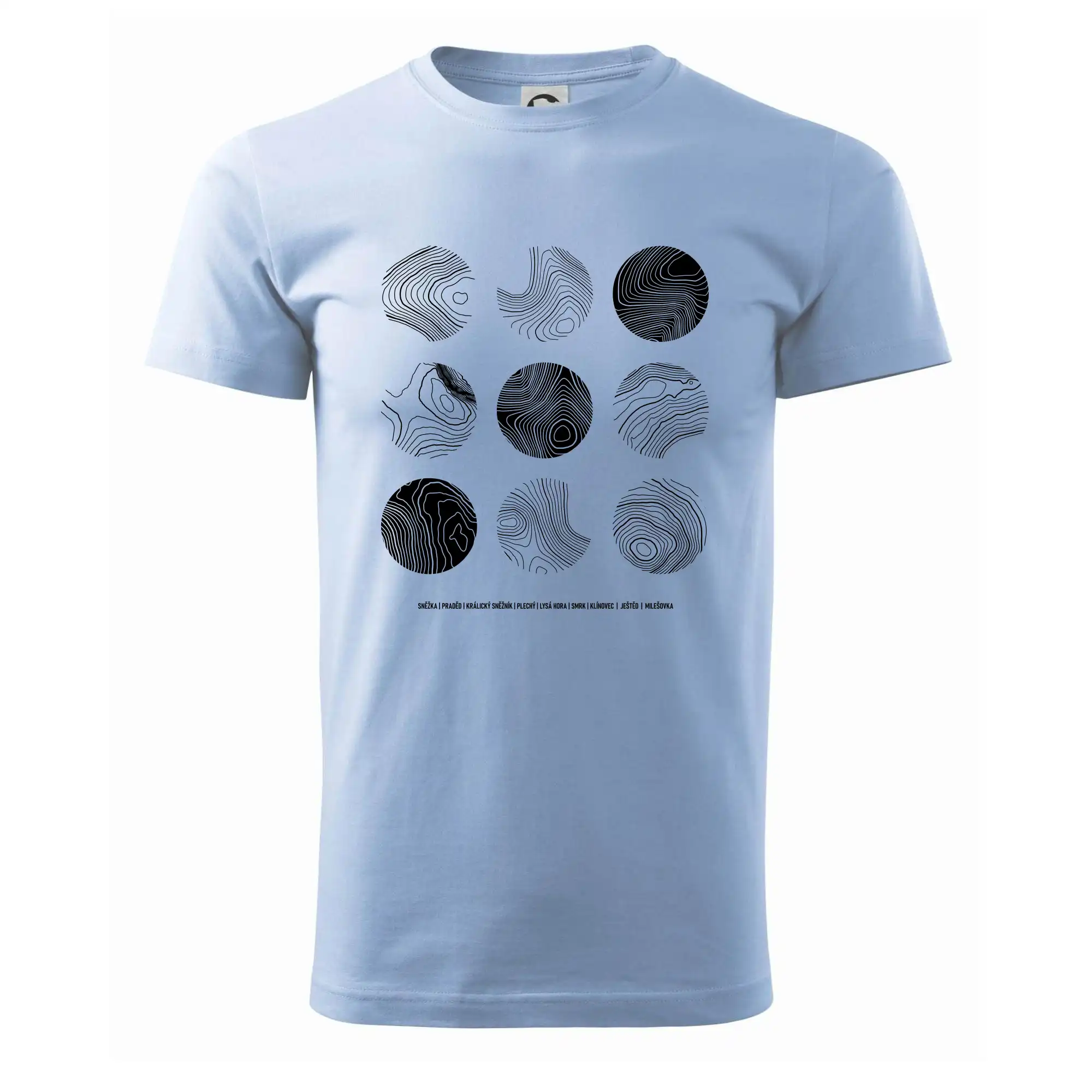 Vrstevnice nejvyšších Českých hor