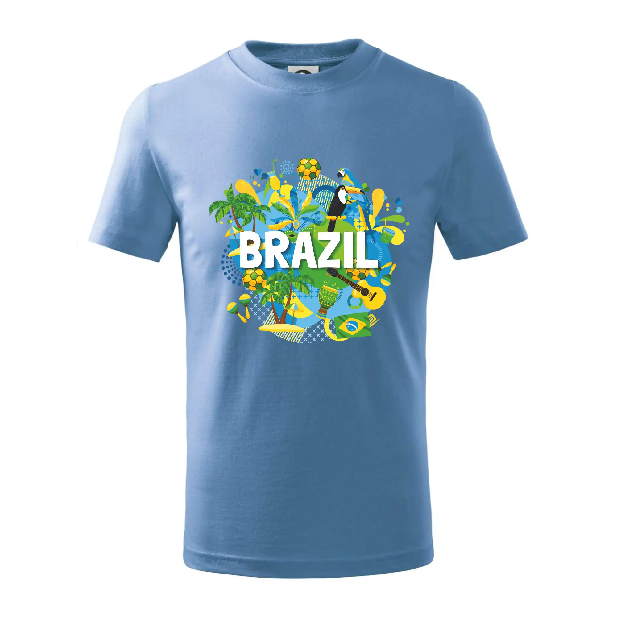 Ostatné mestá / miesta - Brazília Farebný obrázok - Tričko detské bavlnené