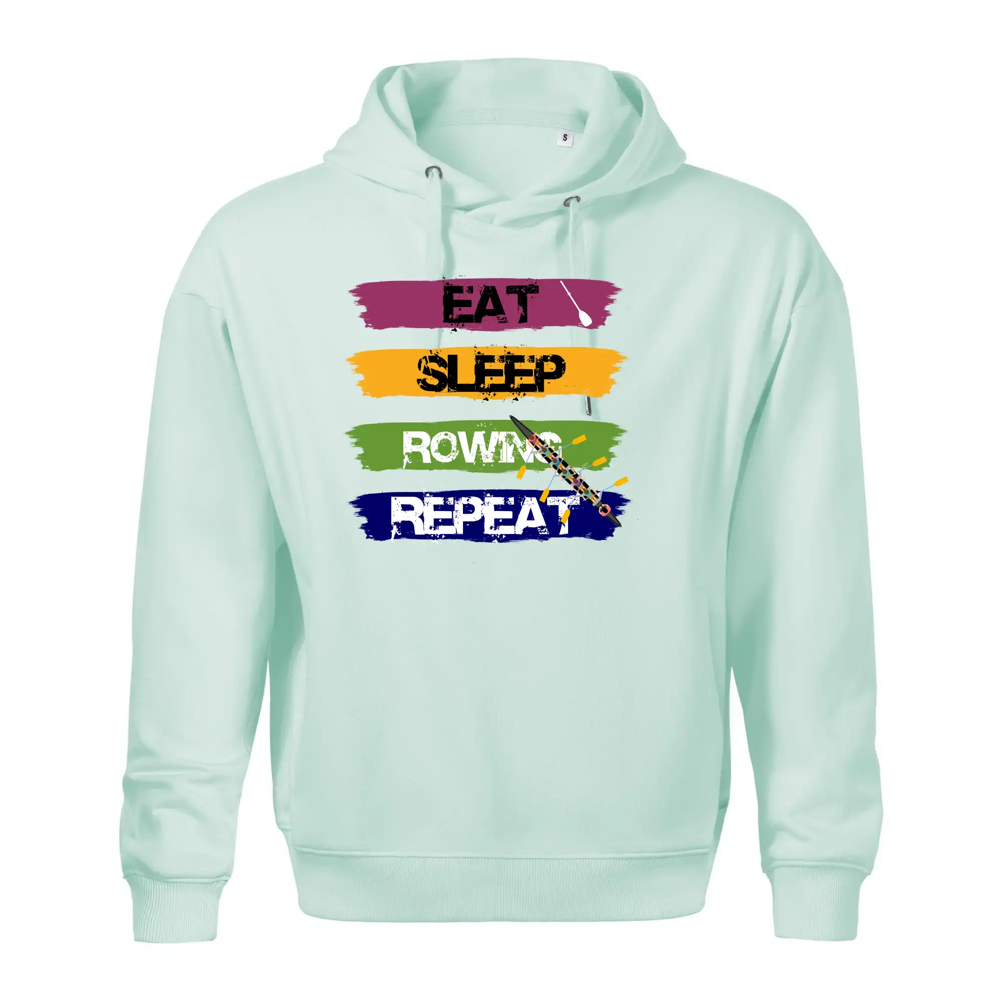 Eat sleep rowing repeat barevné