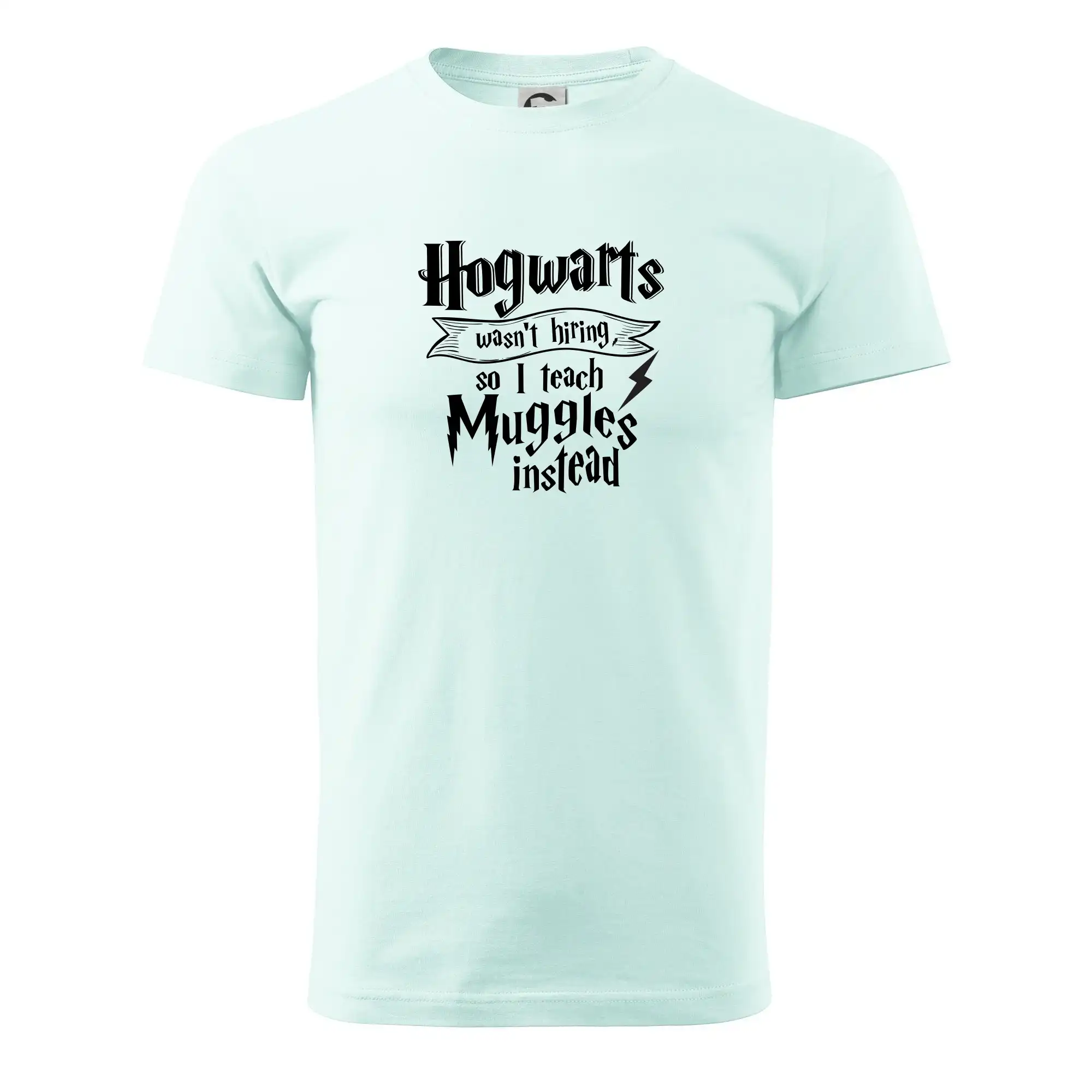 Filmové tričká - Harry - Hogwarts wasn’t hiring, so I teach Muggles instead - Klasické pánske tričko vyššej gramáže