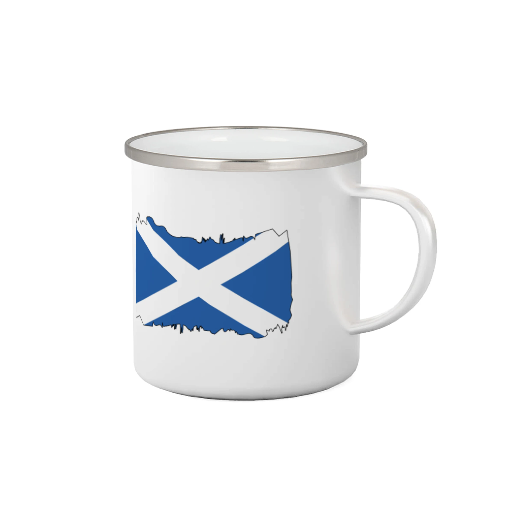 Motívy štátnych vlajok - Skotská vlajka - Plecháčik