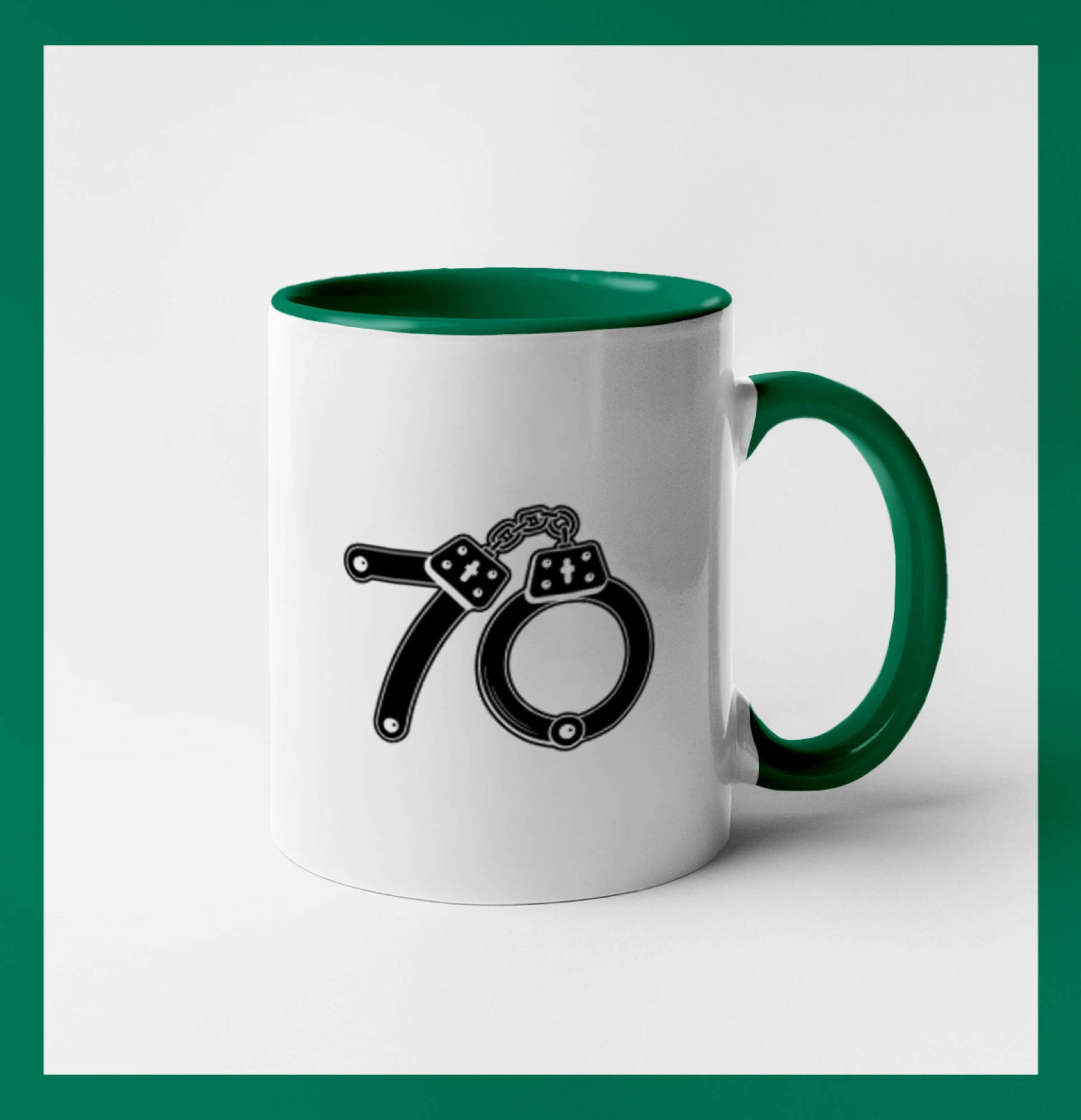 Narozeninové tričko pro policajta - pouta 70