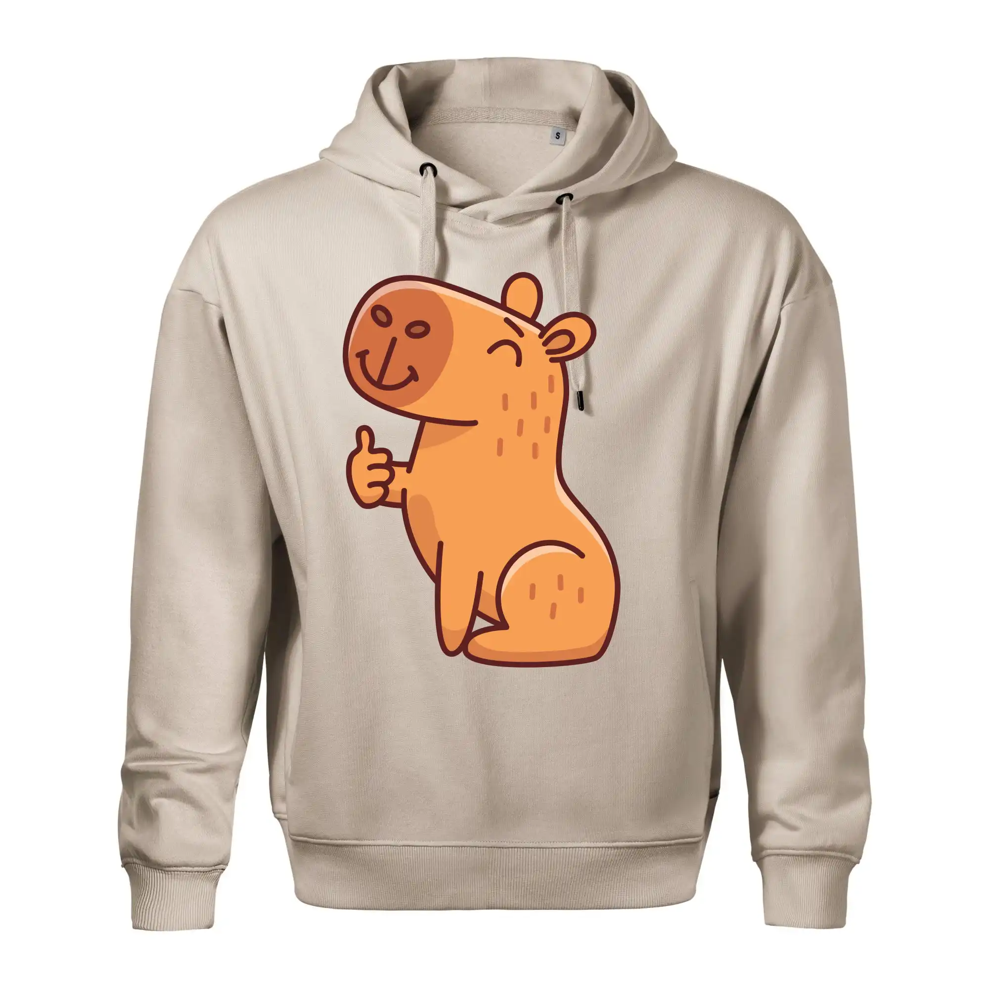 Kapybara s palcem nahoru