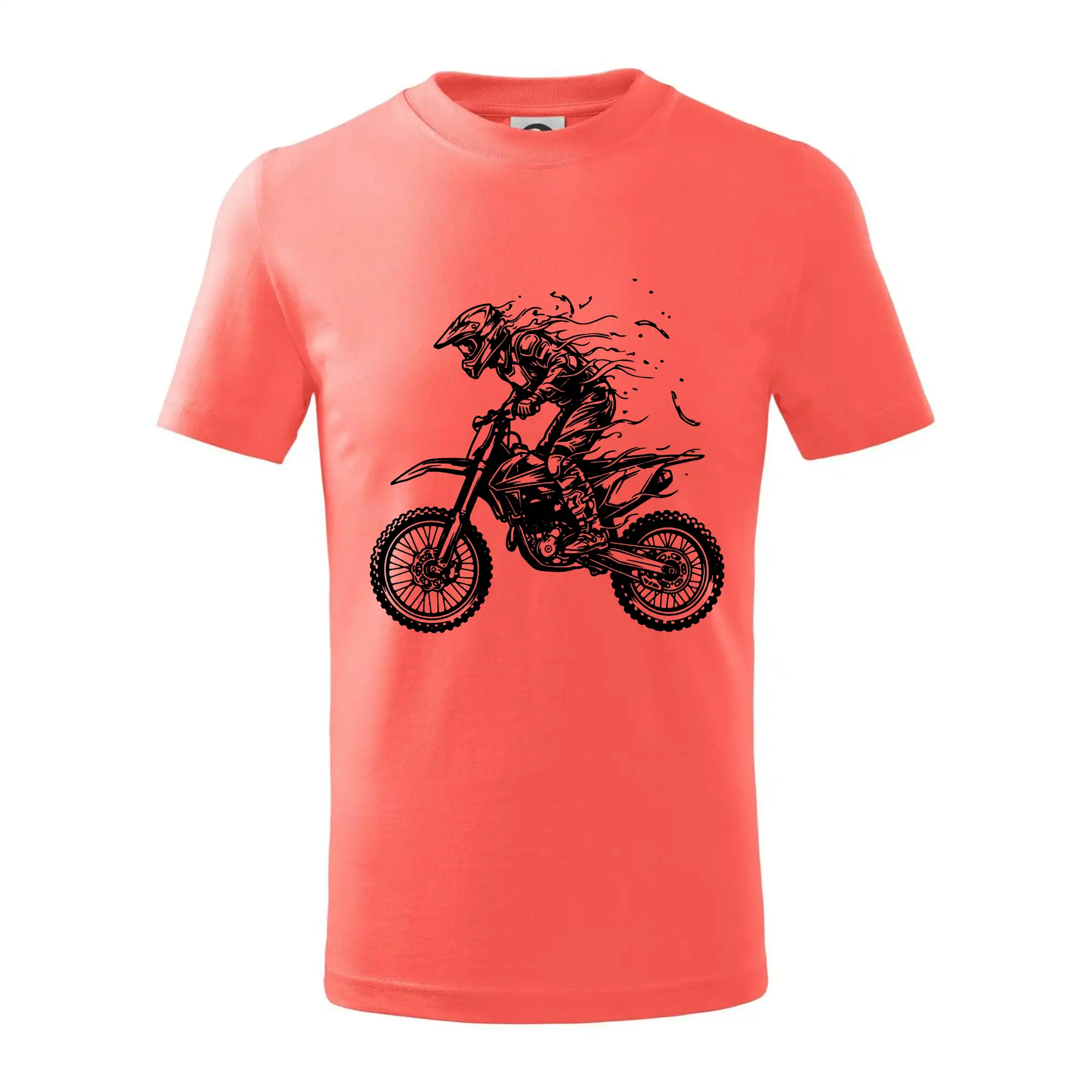 Motocross tričká - Cross - Enduro kostra - Tričko detské bavlnené