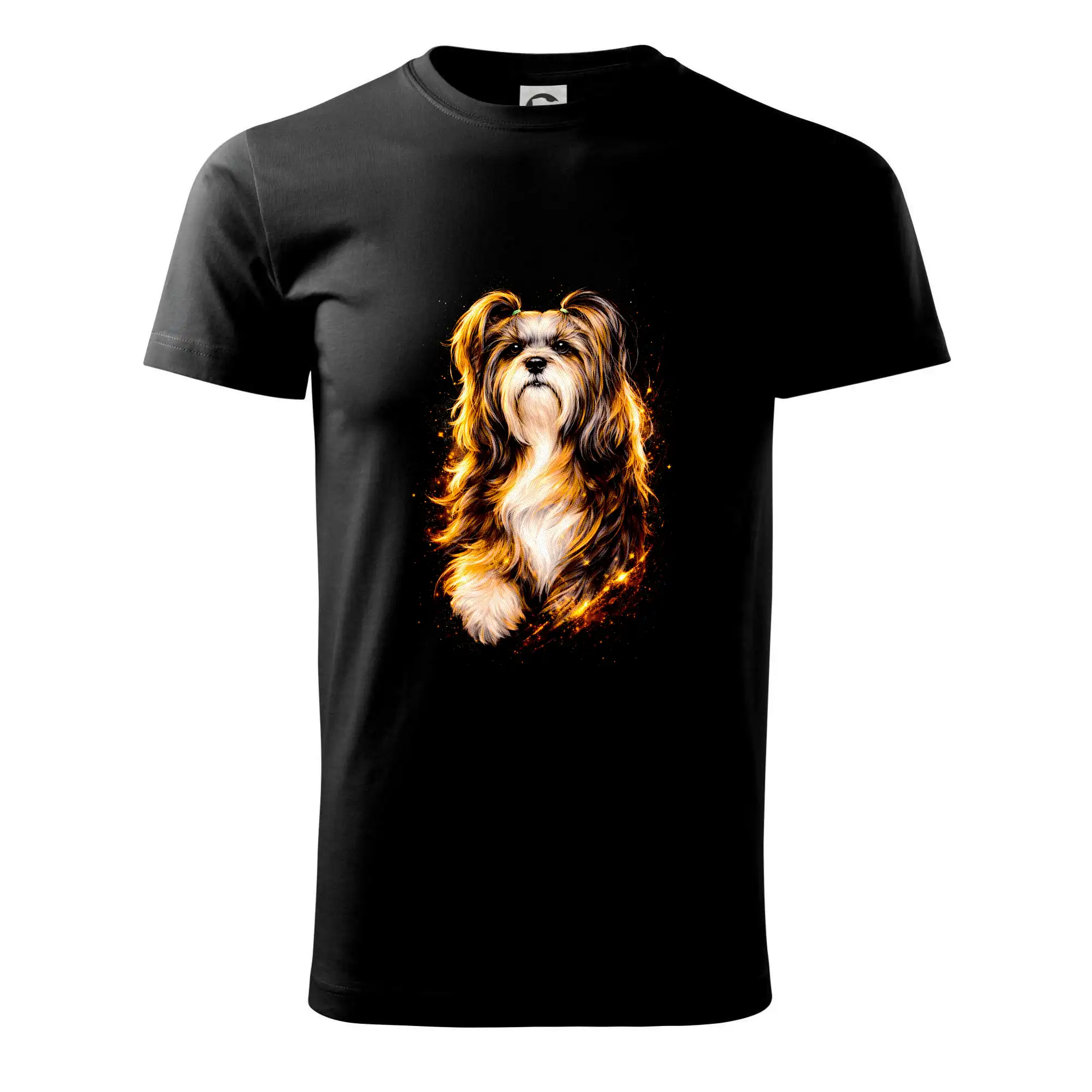 Ostatné psie plemená - Obrázok poltón Shih-tzu bežiaci - Tričko extra veľké  (5-8XL)