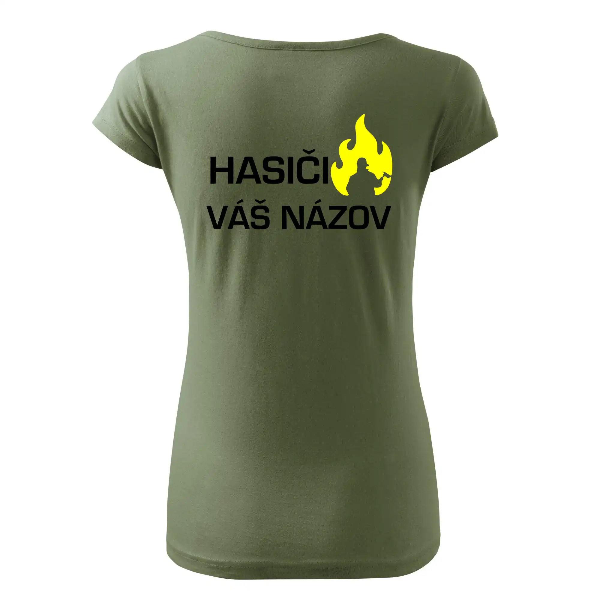Hasiči - Váš názov - FLUO + Reflexná potlač