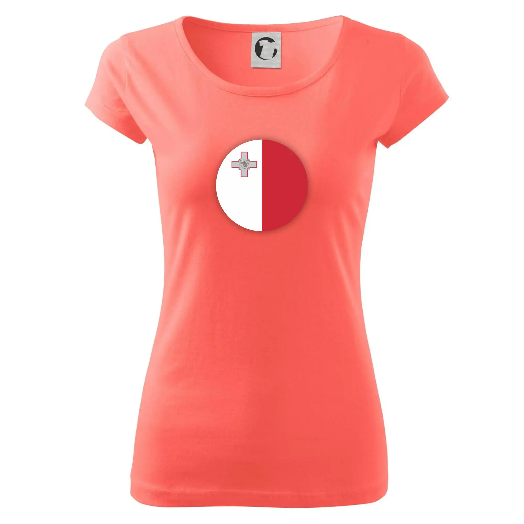 Vlajka Malta kulatá velká