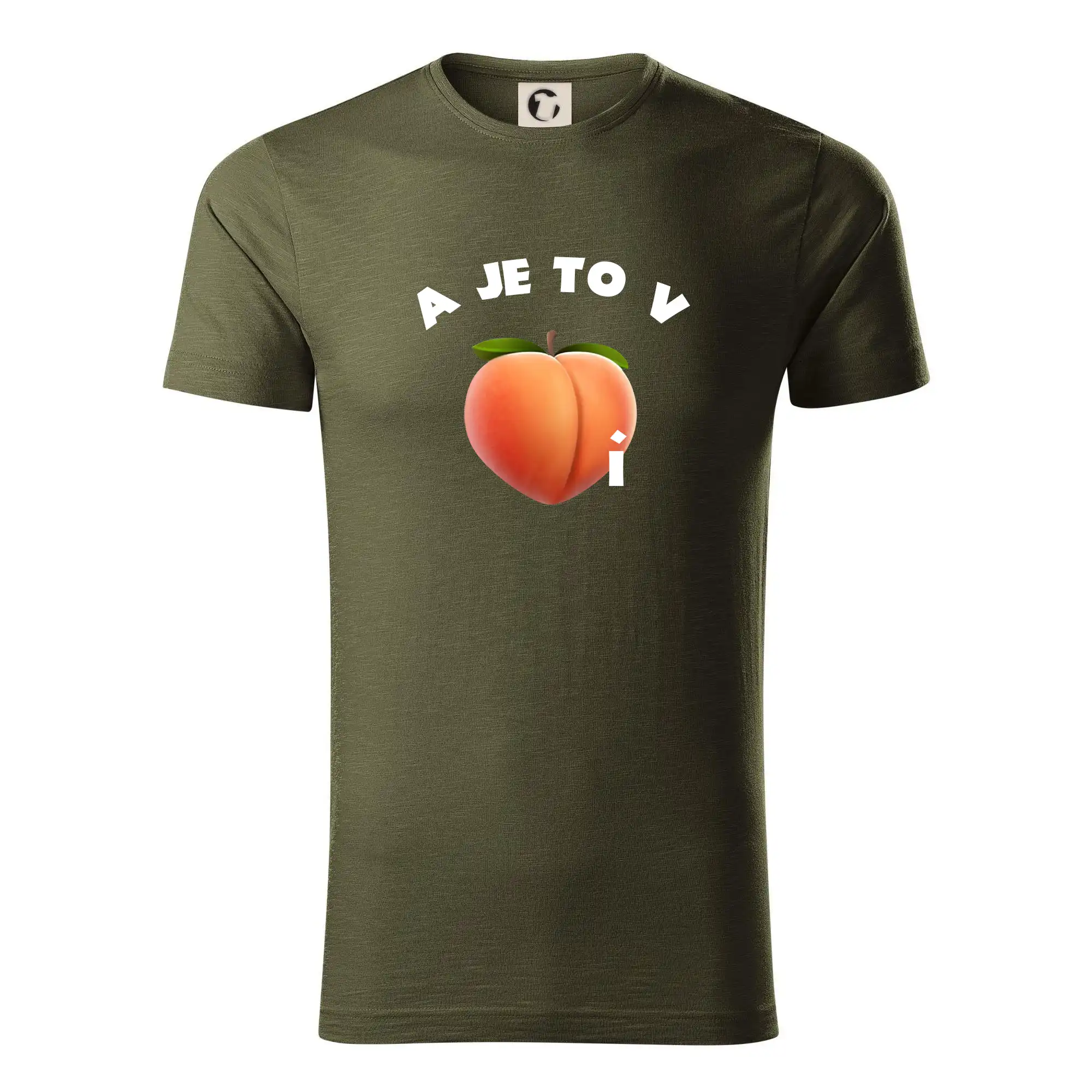 Sexy tričká - A je to v peachi - Tričko z organickej bavlny