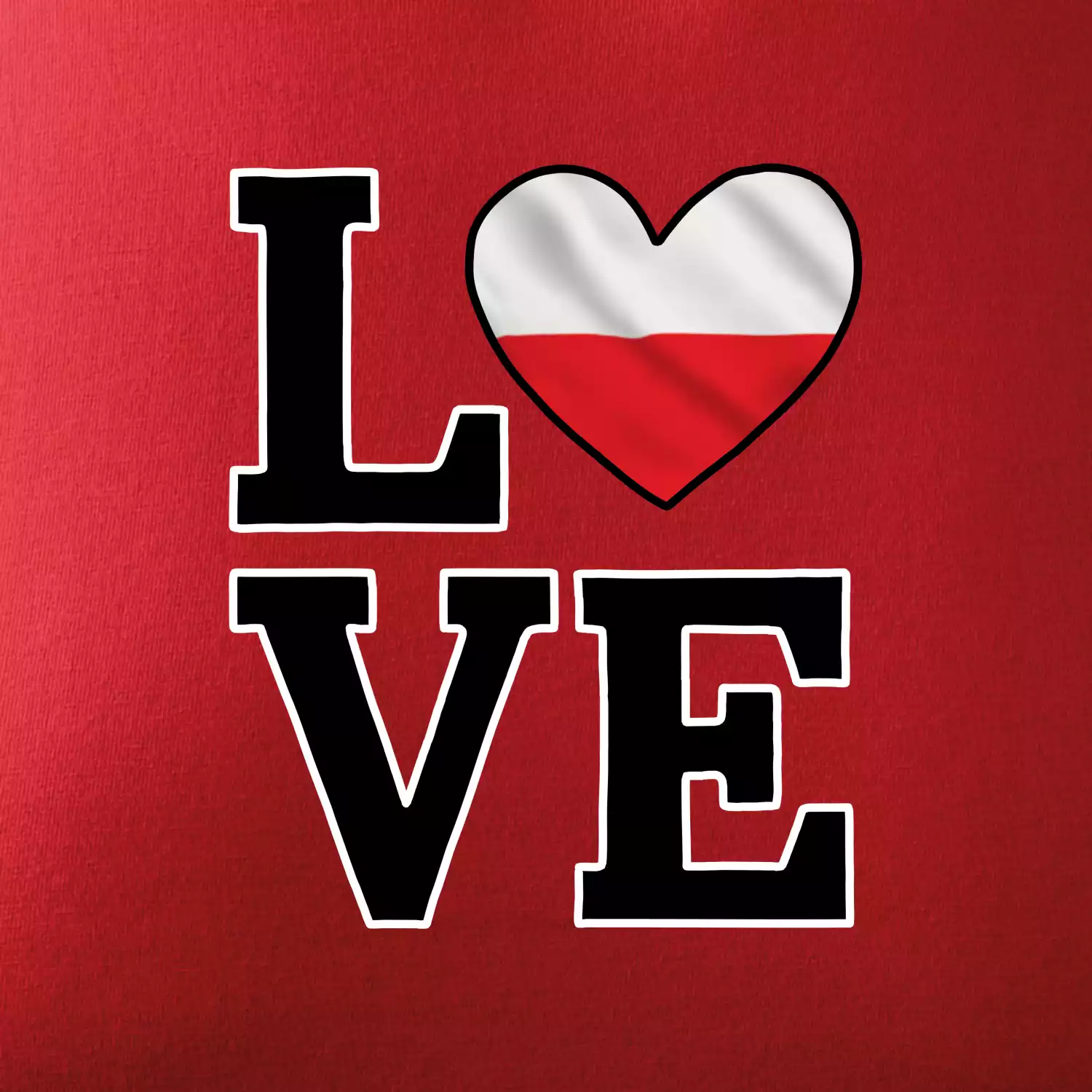 Love Polská vlajka