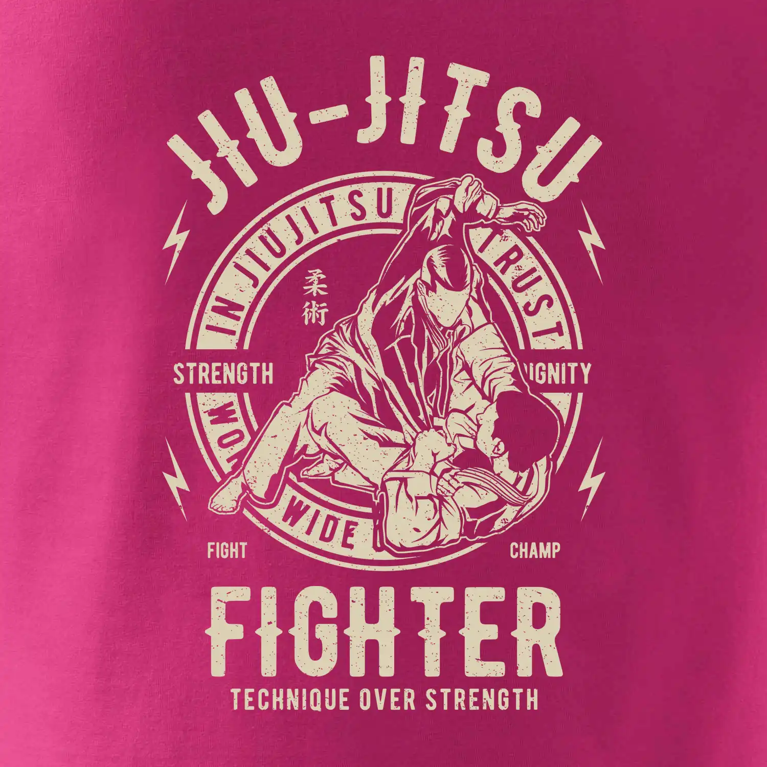 Jiu Jitsu logo kulaté
