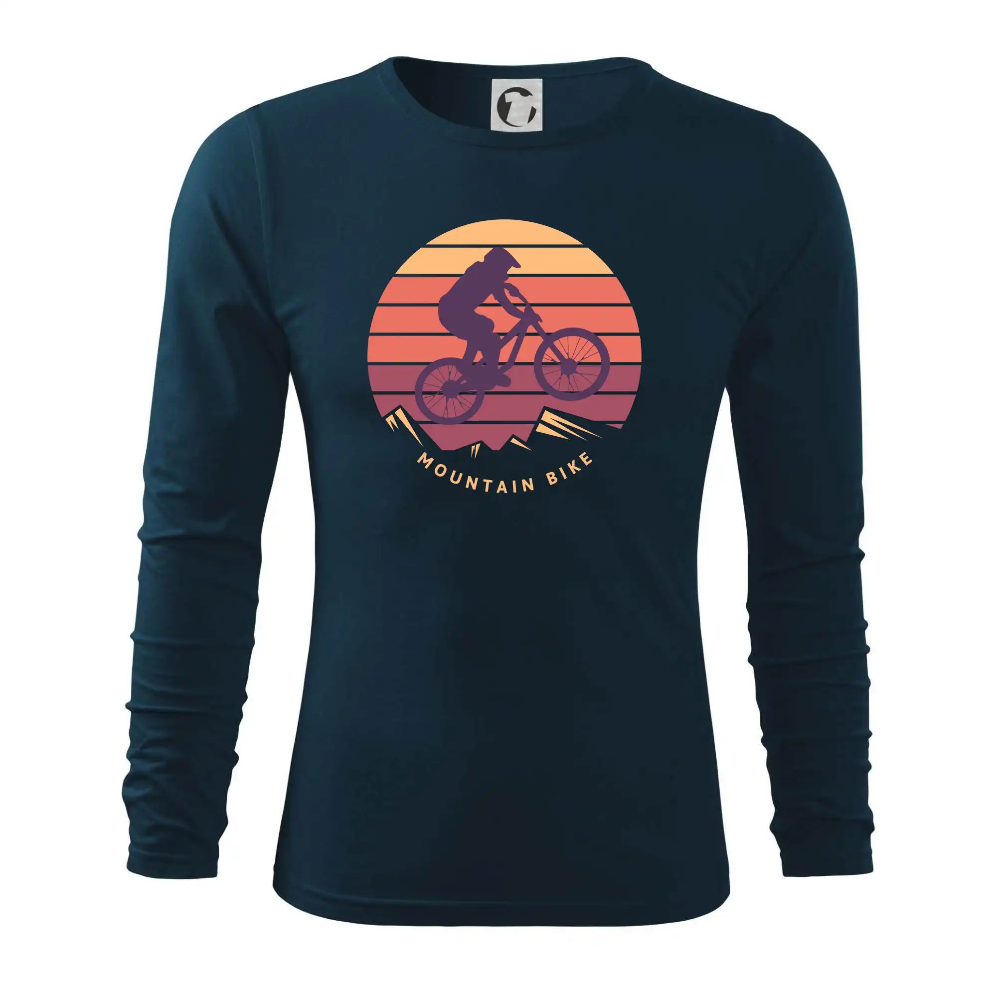 MTB barevné kolo západ slunce