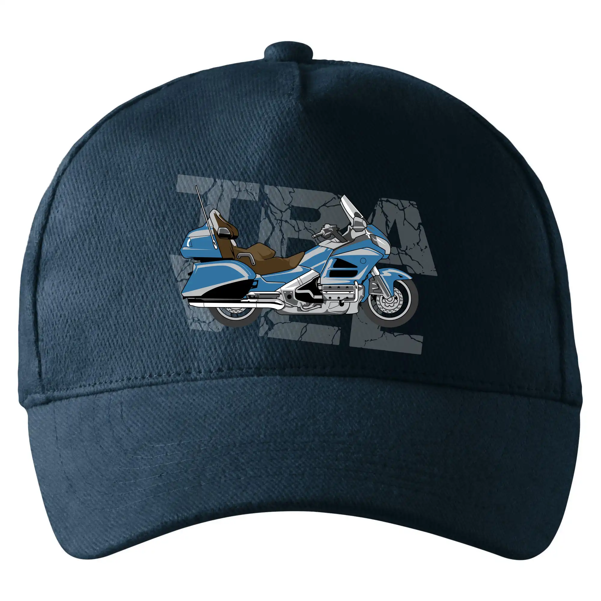 Cestovní motorka Amerika modrá