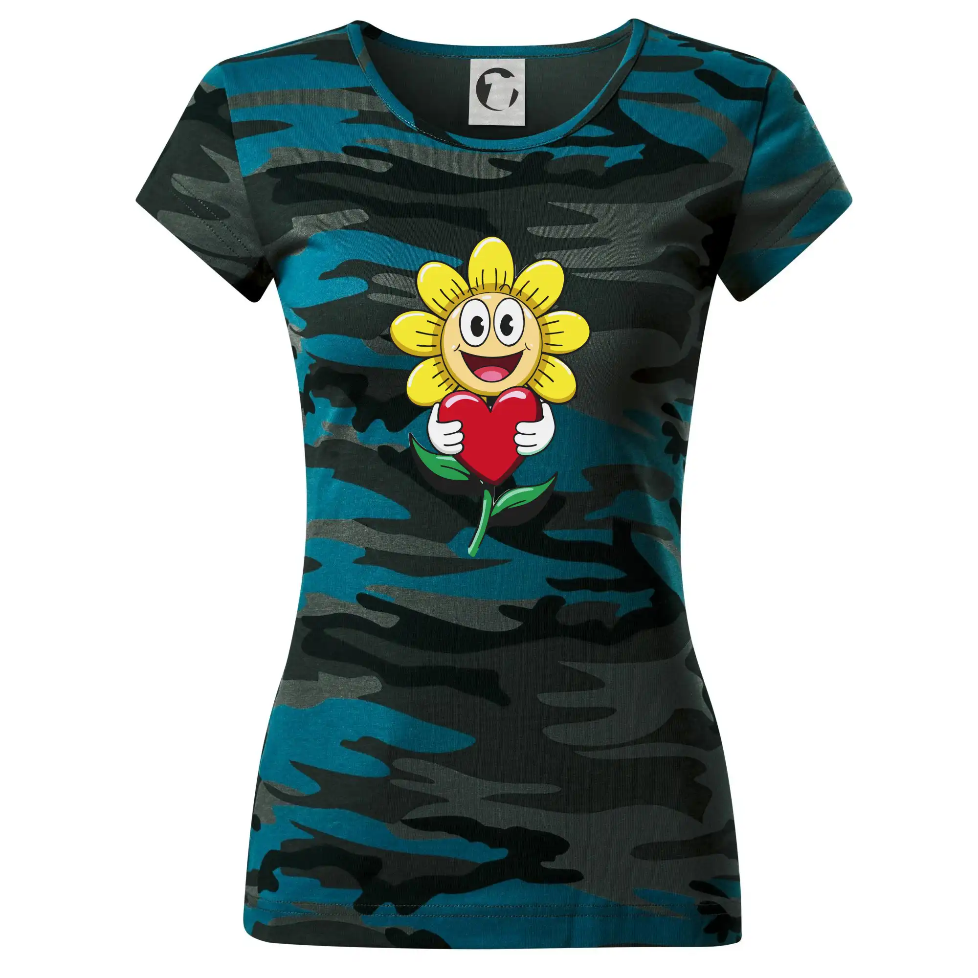 Parové triko - Včela a květina