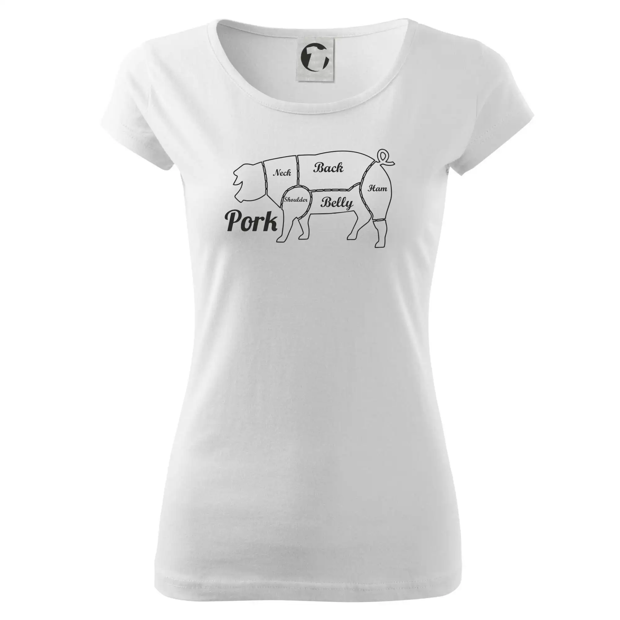 Prase nákres rozřezání