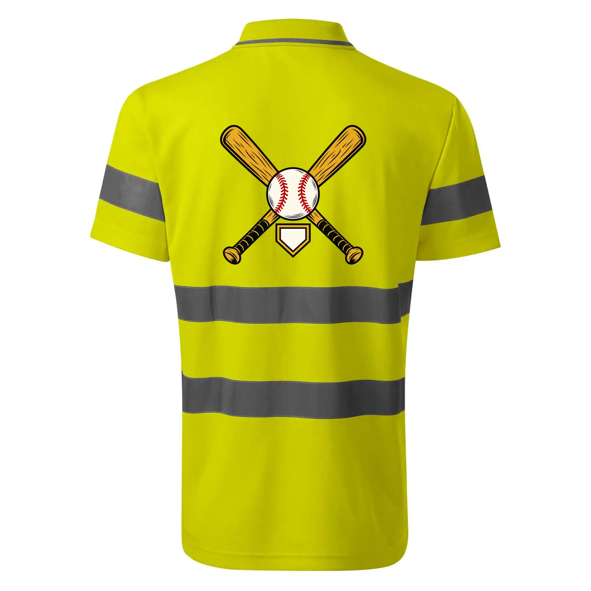 Zkřížené baseballové pálky a míček