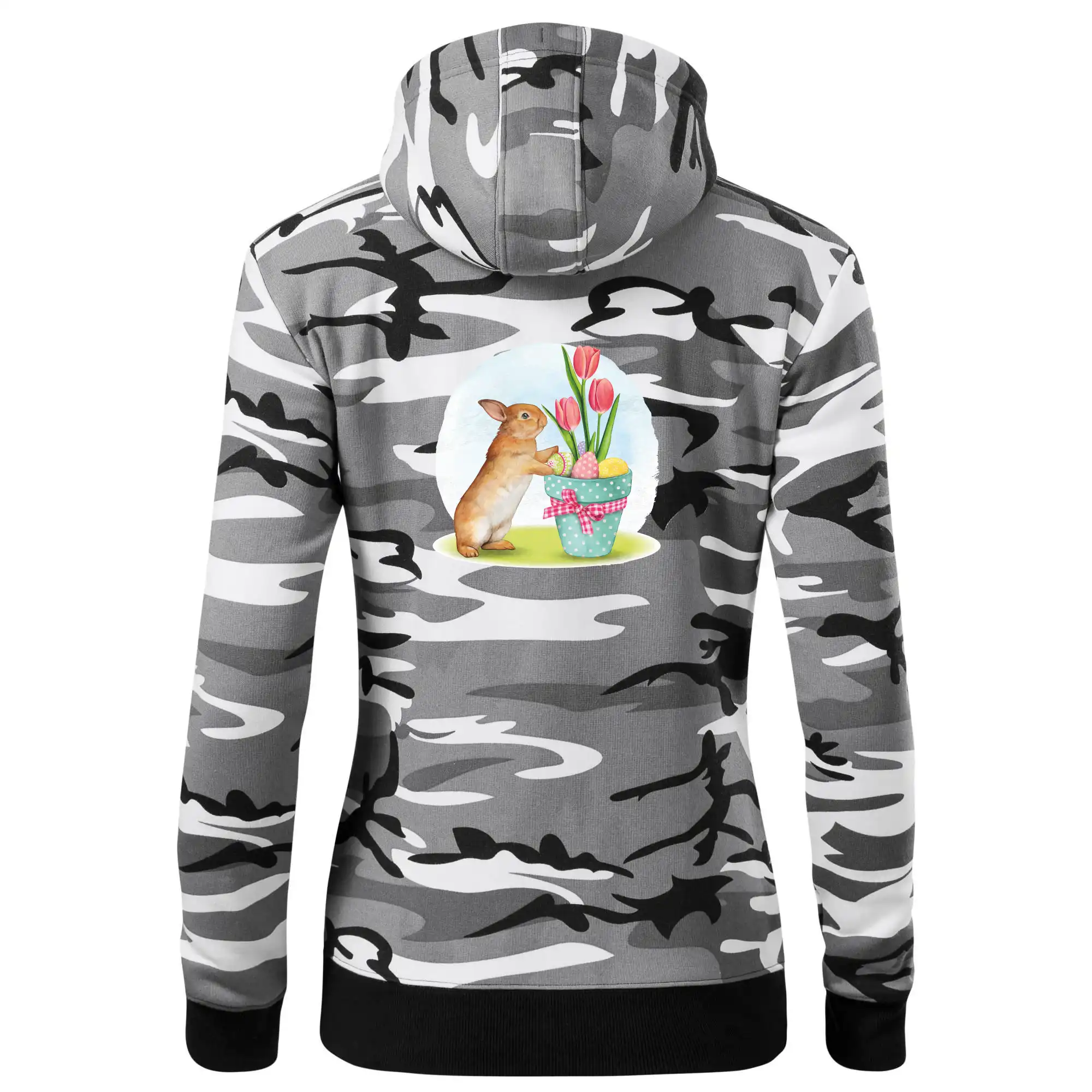 Velikonoční zajíček tulipány