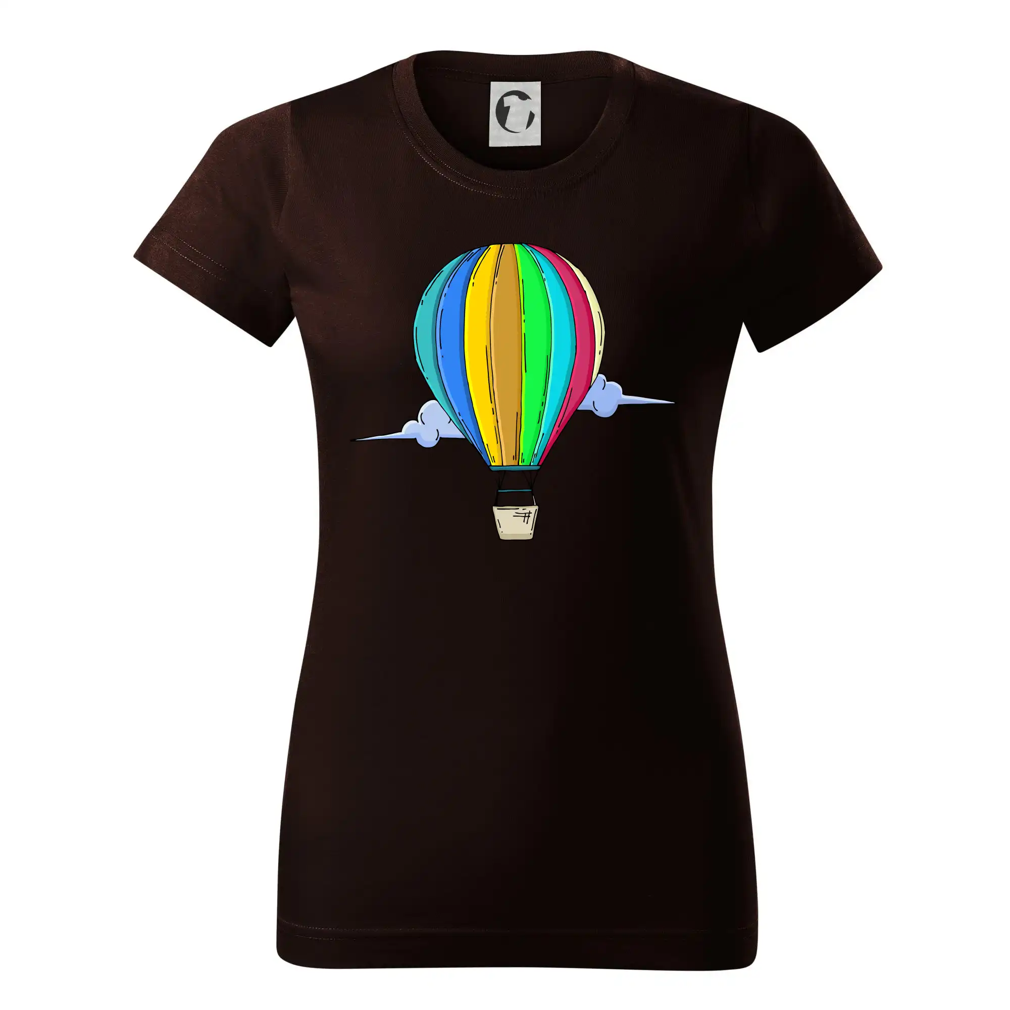 Horkovzdušný balon v oblacích