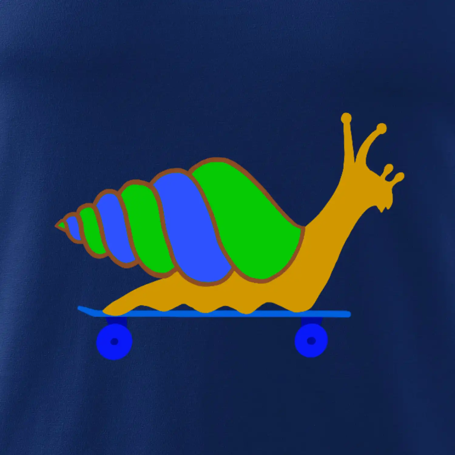 Šnek na skateboardu (Moňas)