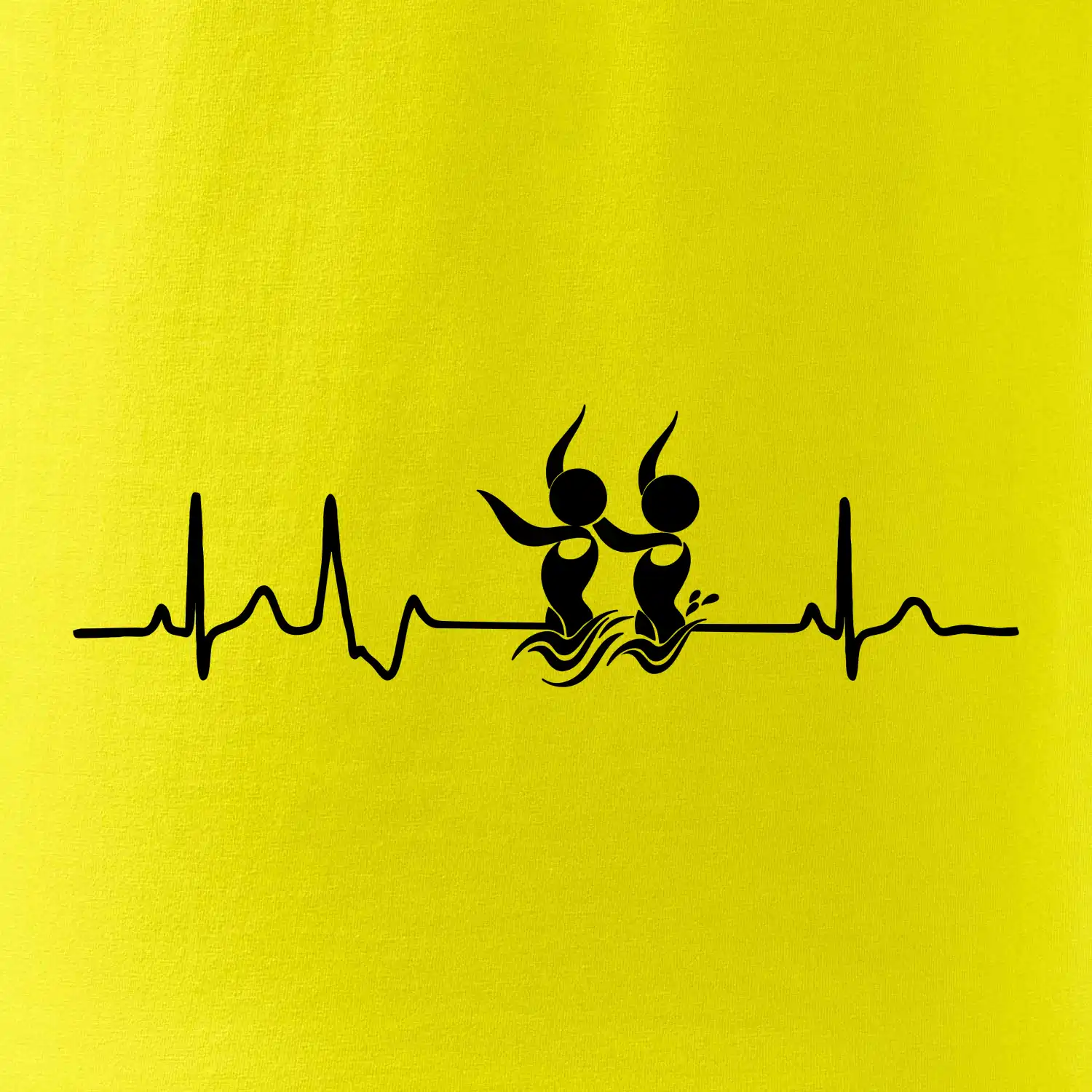 EKG synchronizované plavání