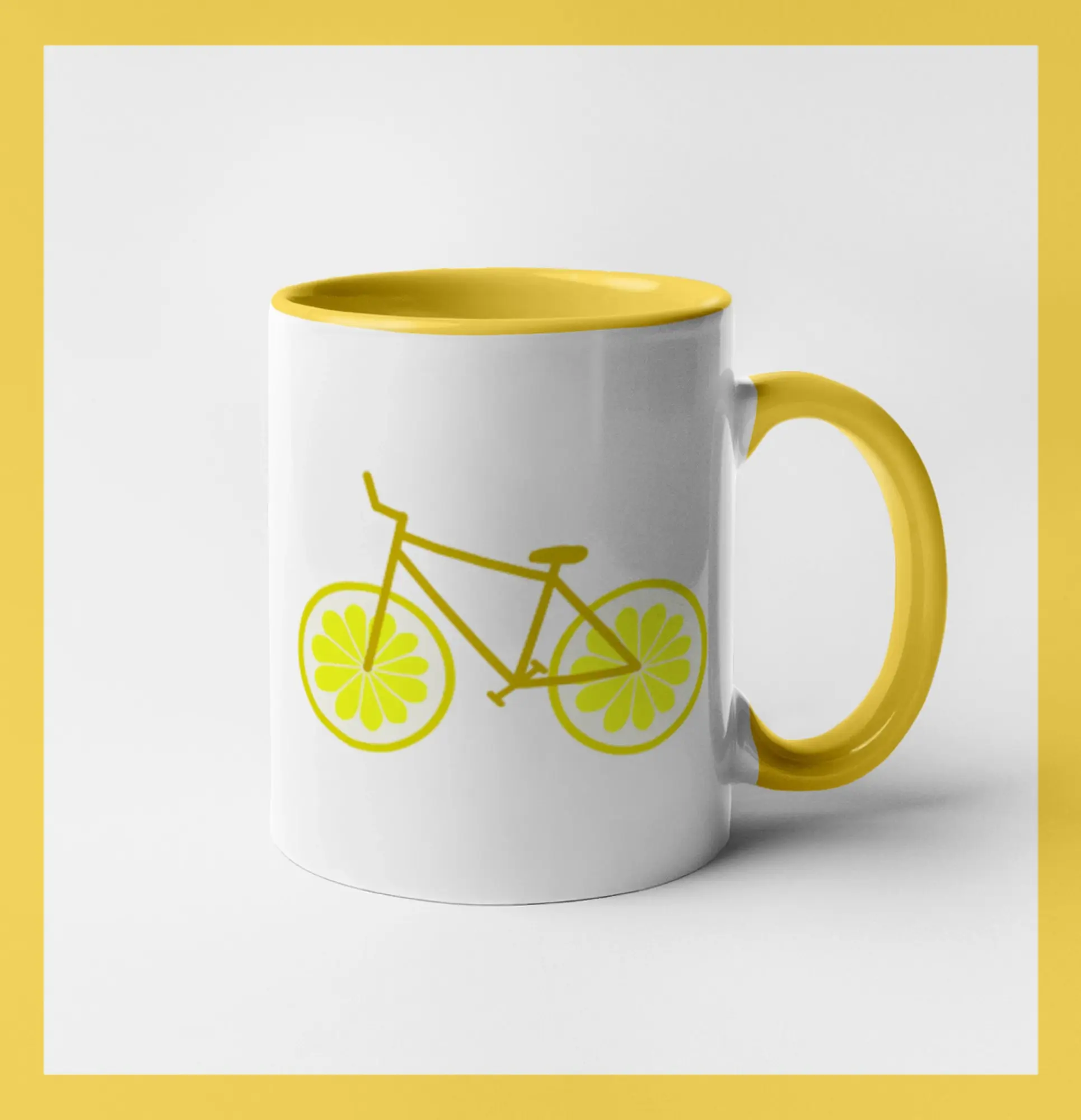 Tričko ako darček pre cyklistu - Bicykel citrón (Moňas) - Hrnček 